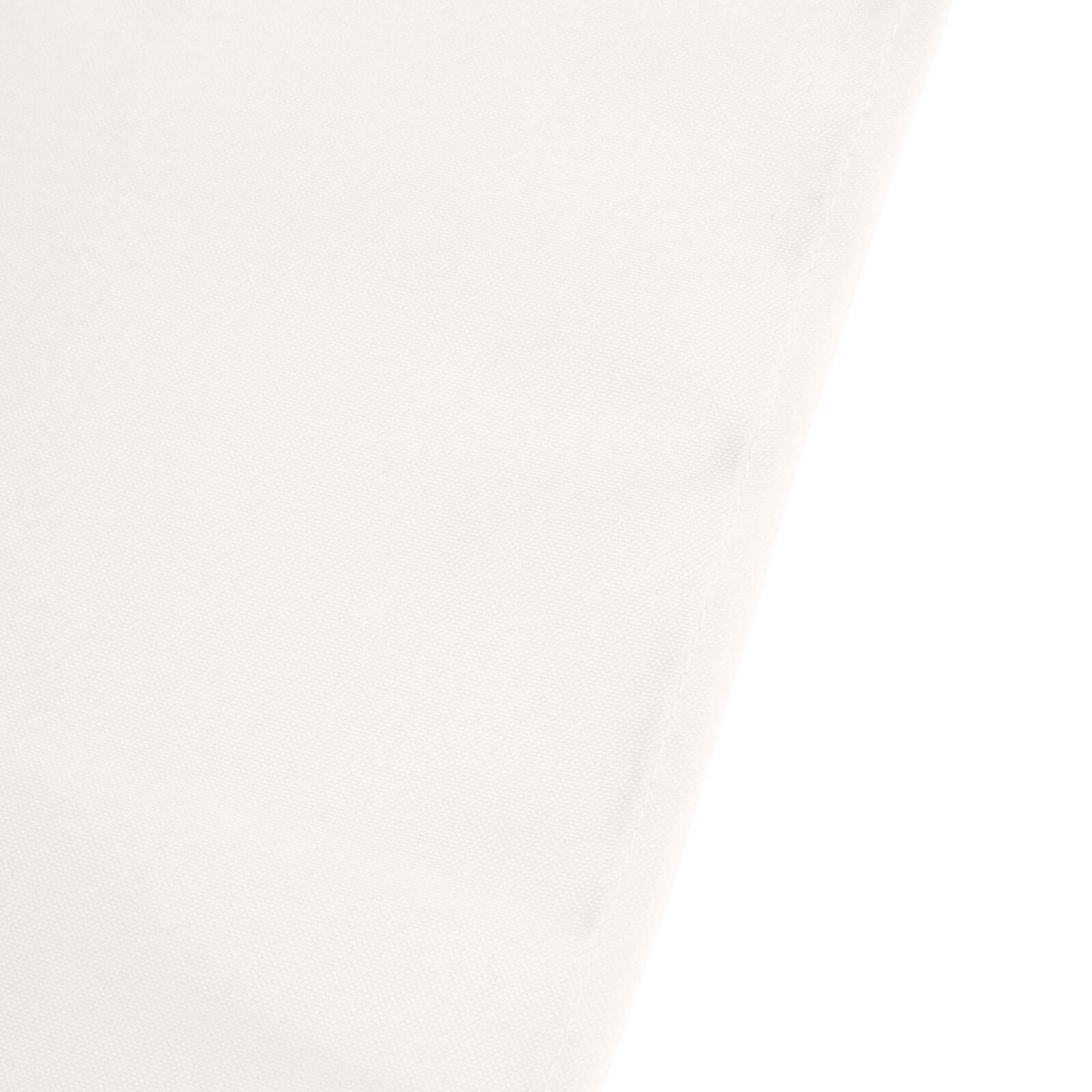 Premium Polyester Square Tablecloth 90x90 Ivory 220GSM Wrinkle-Resistant Table Cover