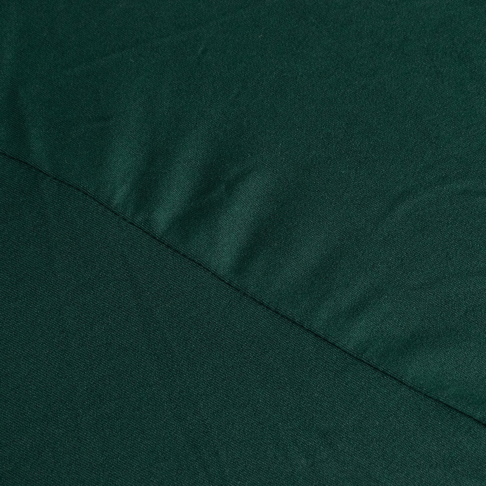 Spandex Rectangle 72x30 Table Skirt Hunter Emerald Green with Wavy Skirt-Like Effect Table Cover