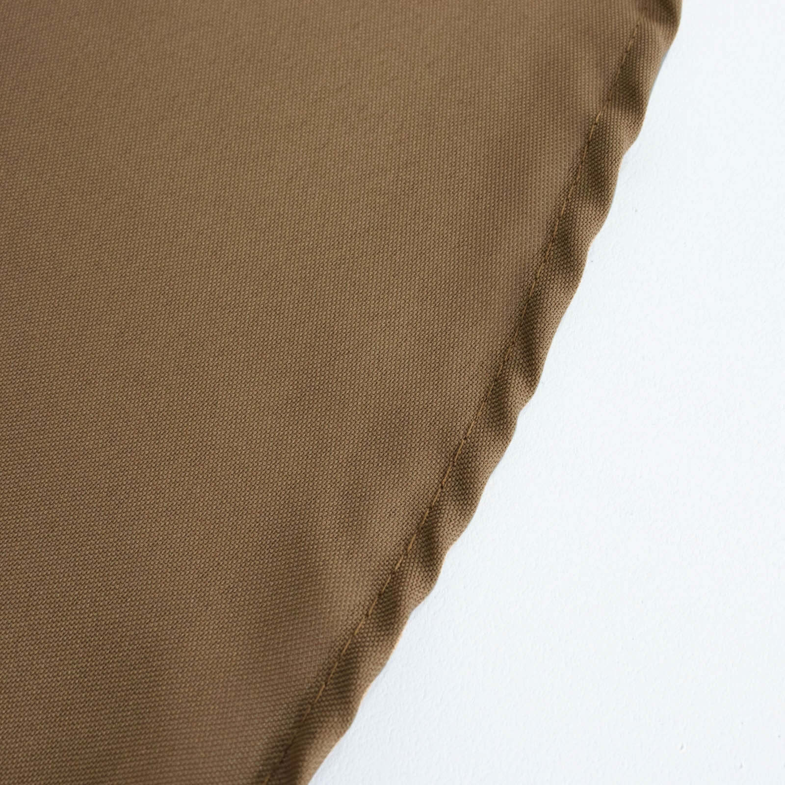 Polyester 70x70 Table Overlay Square Tablecloth Taupe - Wrinkle-Resistant & Durable Table Cover