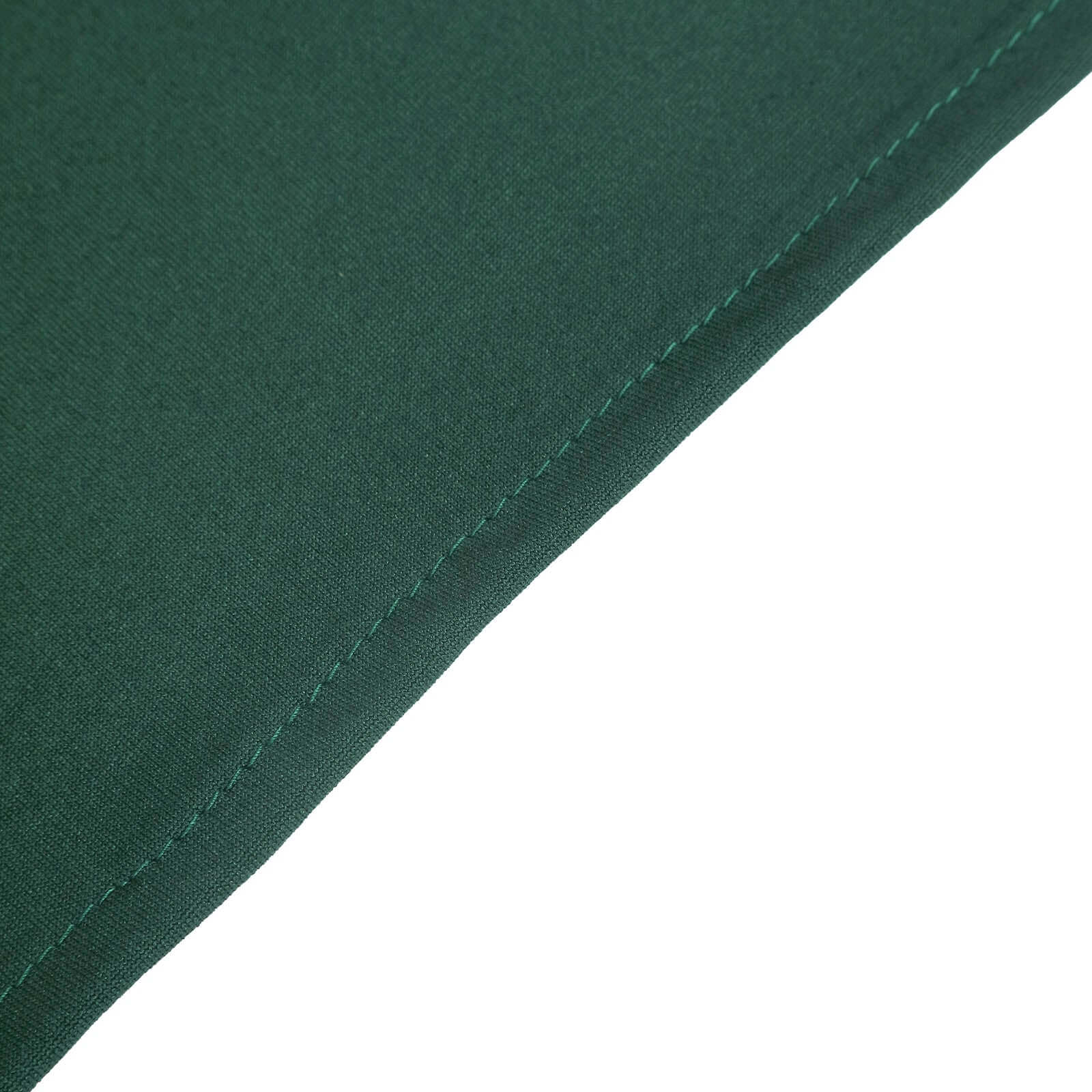 7ft Matte Hunter Emerald Green Spandex Half Moon Chiara Backdrop Stand Cover, Custom Fitted Wedding Arch Cover