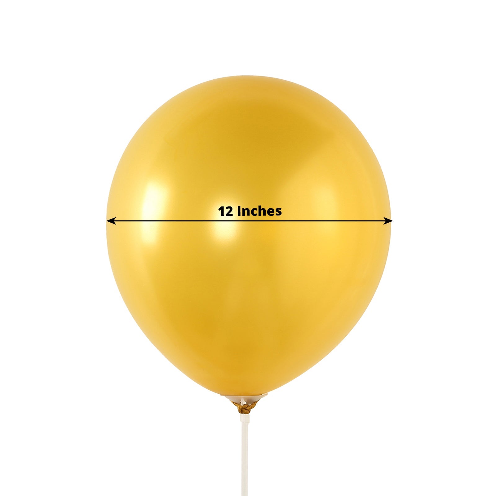 50 Pack Gold Biodegradable Balloons, 12 Thickened Extra Strong Eco-friendly Latex Helium Party Balloons