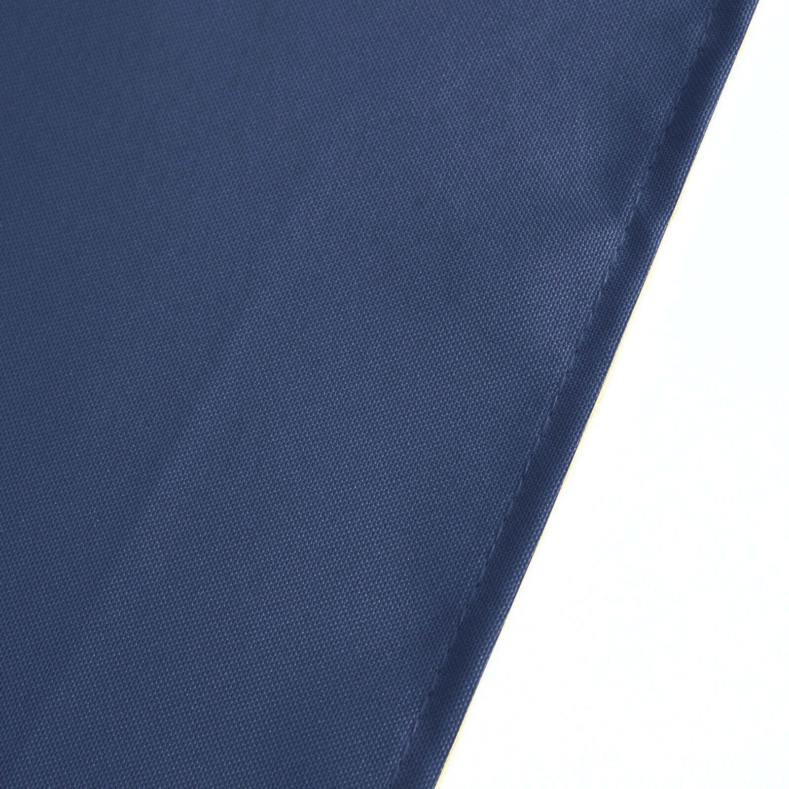 Premium Polyester 54x54 Table Overlay Square Tablecloth Navy Blue - Stain and Wrinkle-Resistant 220GSM Table Topper