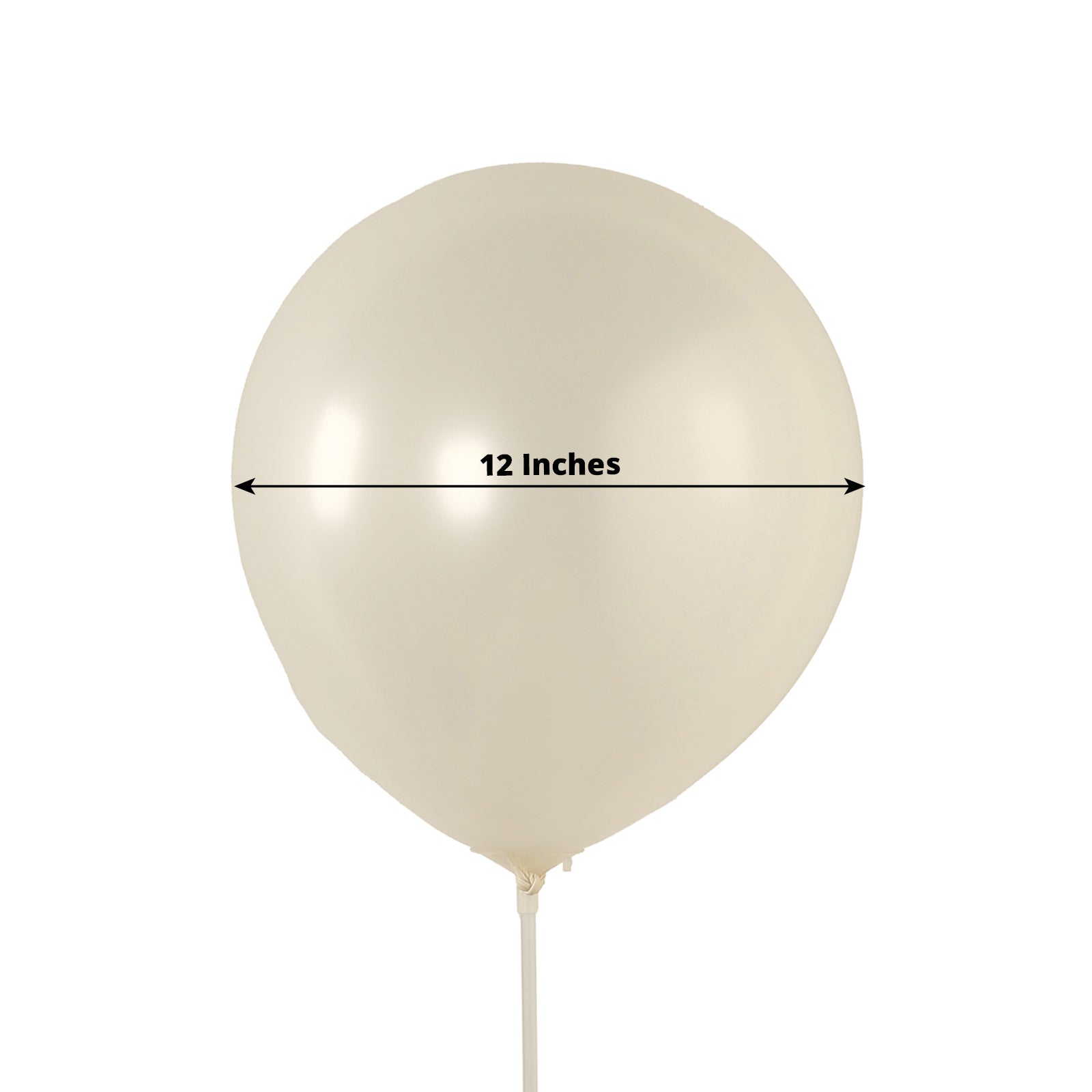 50 Pack White Biodegradable Balloons, 12 Thickened Extra Strong Eco-friendly Latex Helium Party Balloons