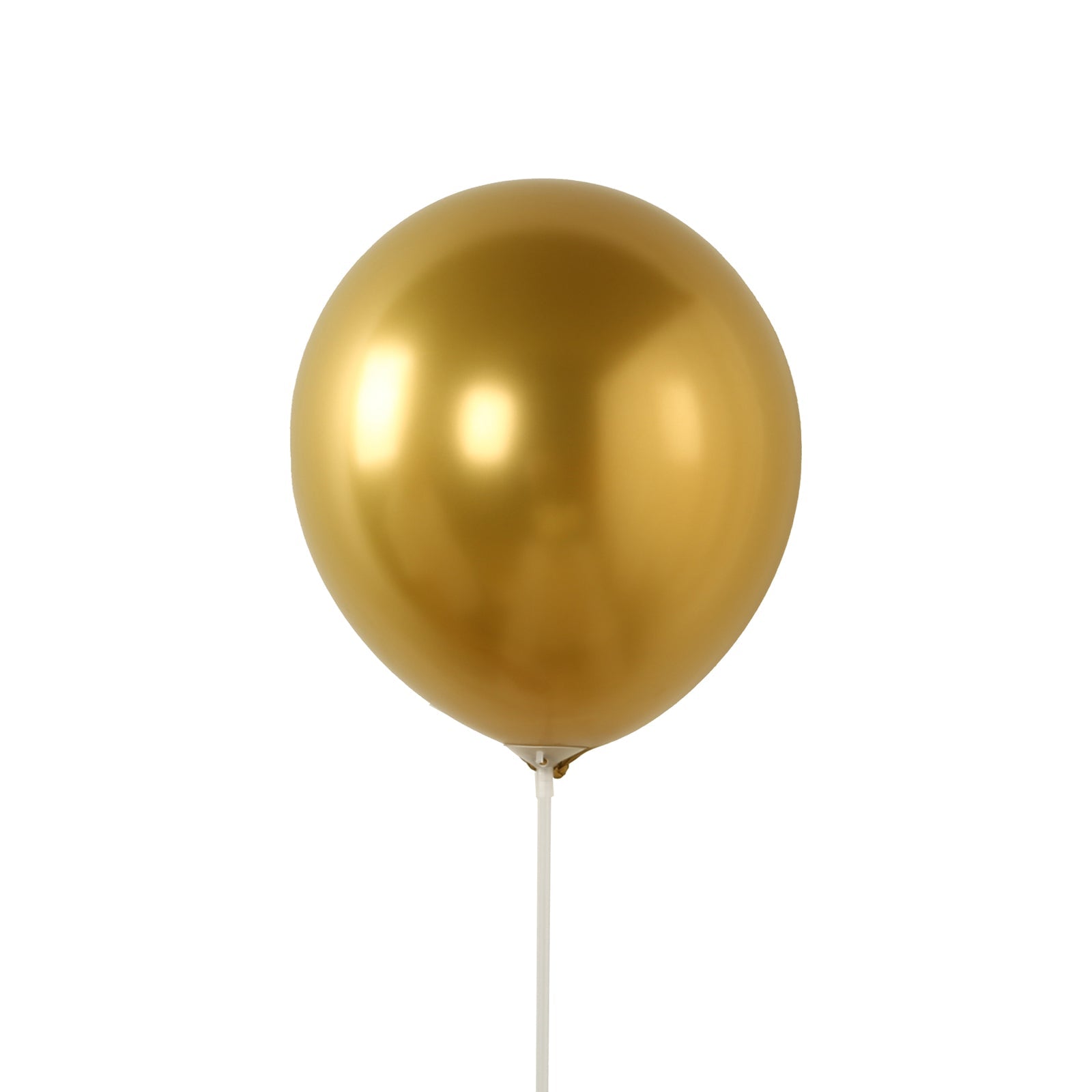 50 Pack Chrome Gold Biodegradable Latex Balloons 12, Thick Eco Friendly Metallic Party Balloons