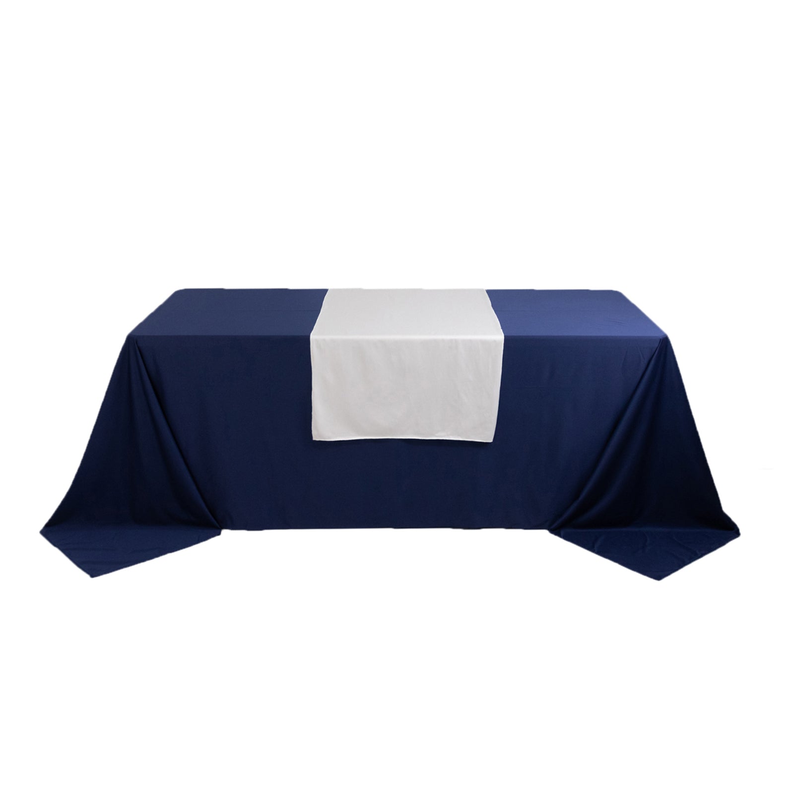 Wide Premium Polyester 24x72 Table Runner White - Sublimation Printable Banner for Customized Event Branding