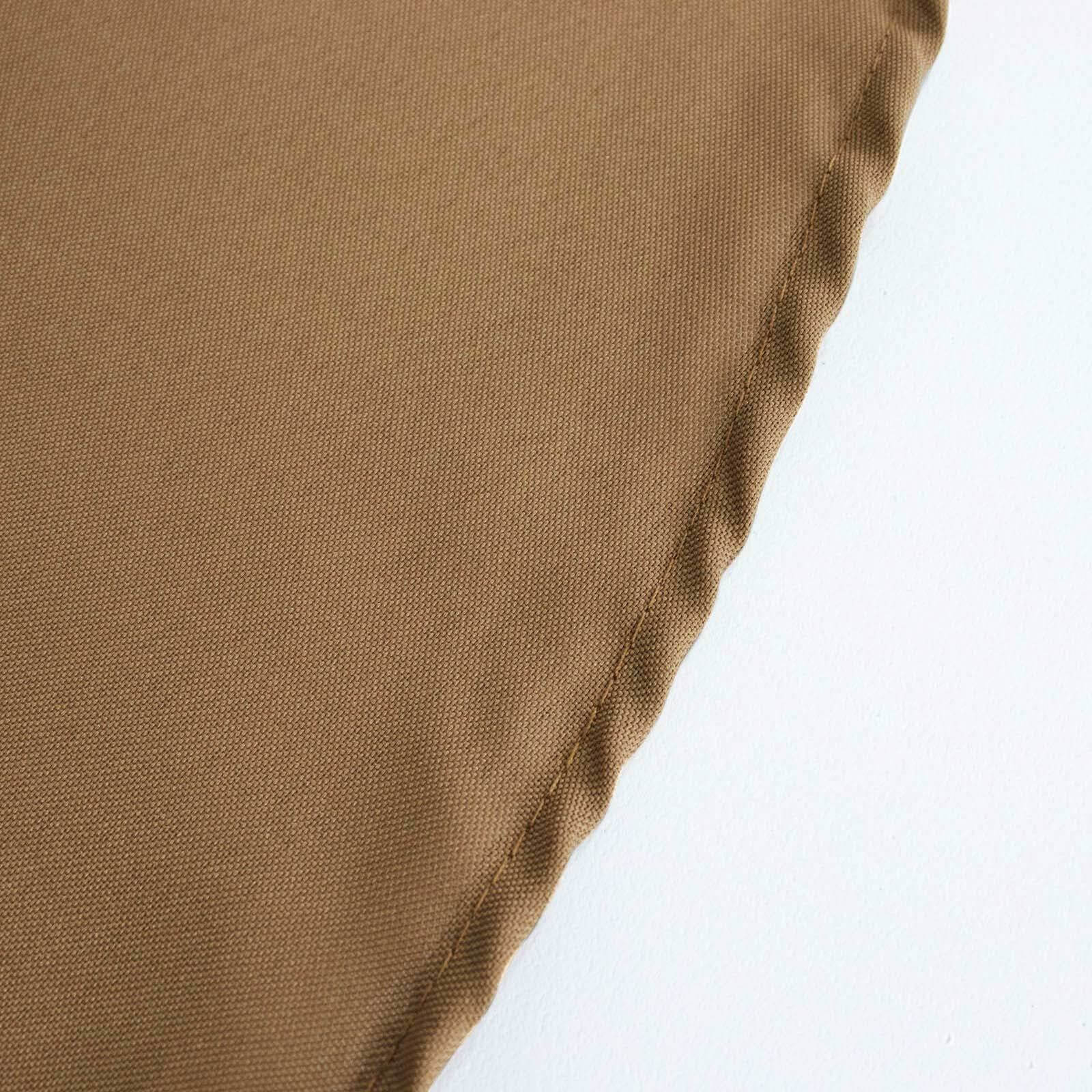 Polyester 90x156 Rectangle Tablecloth Taupe - Seamless Wrinkle-Resistant Table Cover