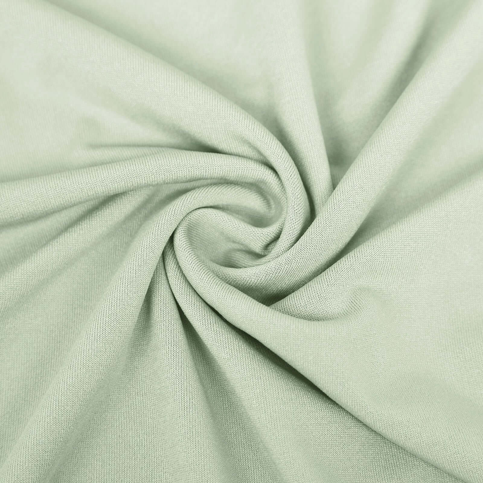 Set of 3 Matte Sage Green Spandex Fitted Chiara Backdrop Stand Cover For Round Top Wedding Arch - 5ft, 6ft, 7ft