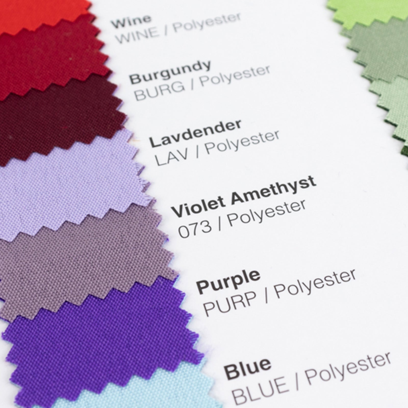 Polyester Fabric Sample Book - 35 Colors, High-Quality Swatches for Upholstery, Sewing and Craft Projects