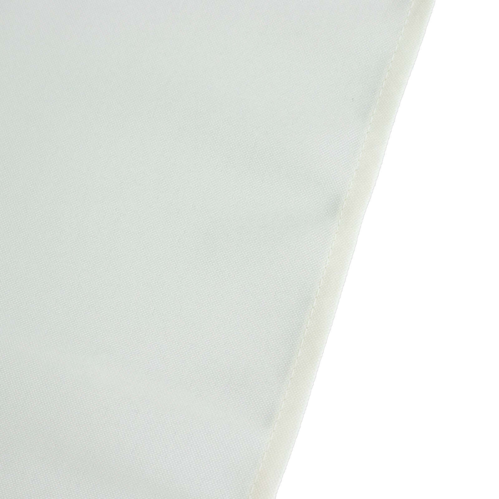 Premium Polyester Square Tablecloth 70x70 Ivory 220GSM Wrinkle-Resistant Table Cover