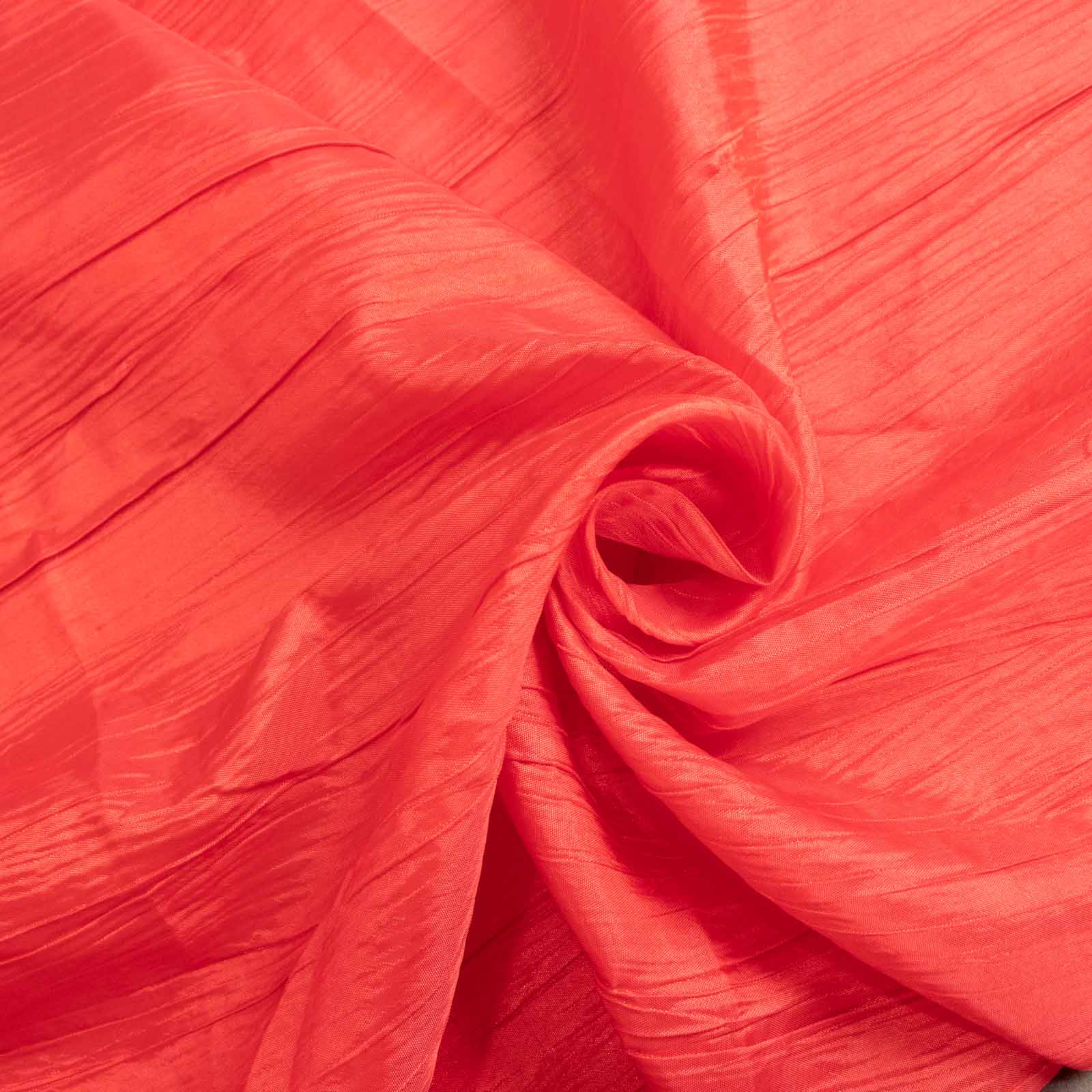 Taffeta 60x102 Rectangle Tablecloth Red - Accordion Crinkle Table Cover