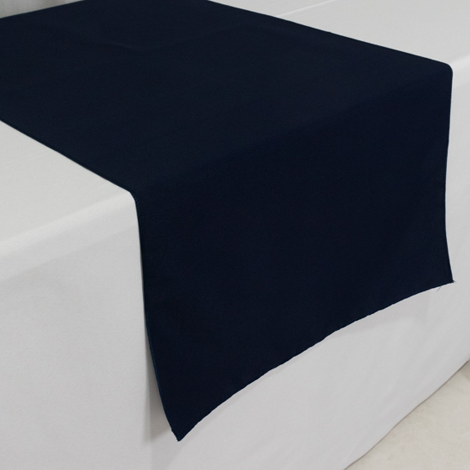 Wide Premium Polyester 24x72 Table Runner Navy Blue - Sublimation Printable Banner