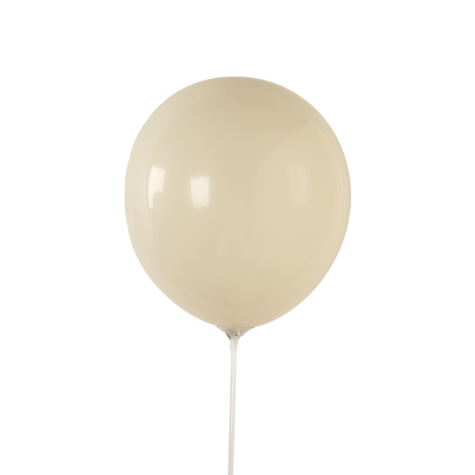 50 Pack Matte Pastel Beige Biodegradable Balloons 12, Round Eco-friendly Thick Latex Party Balloons