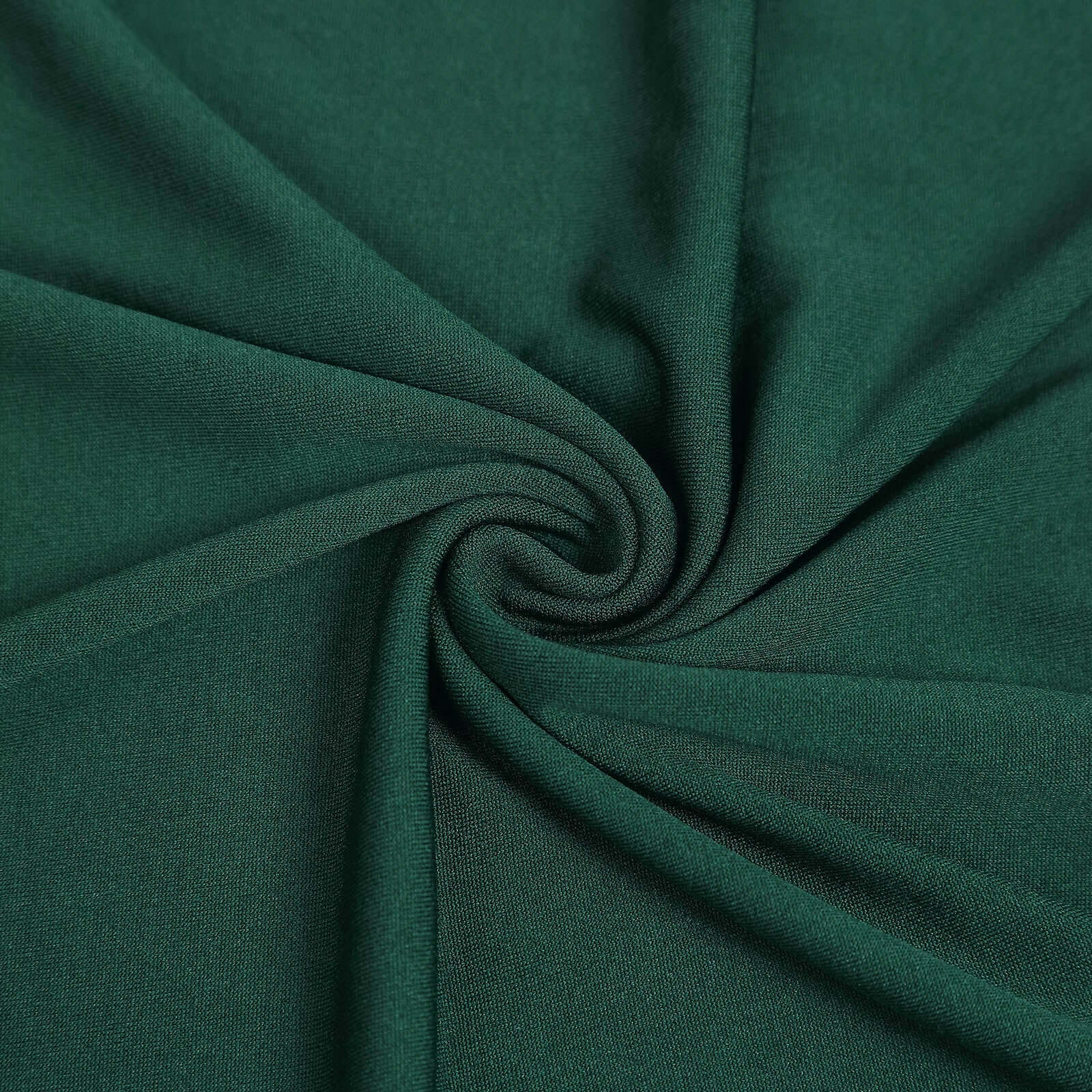 5ft Matte Hunter Emerald Green Spandex Fitted Chiara Backdrop Stand Cover For Round Top Wedding Arch