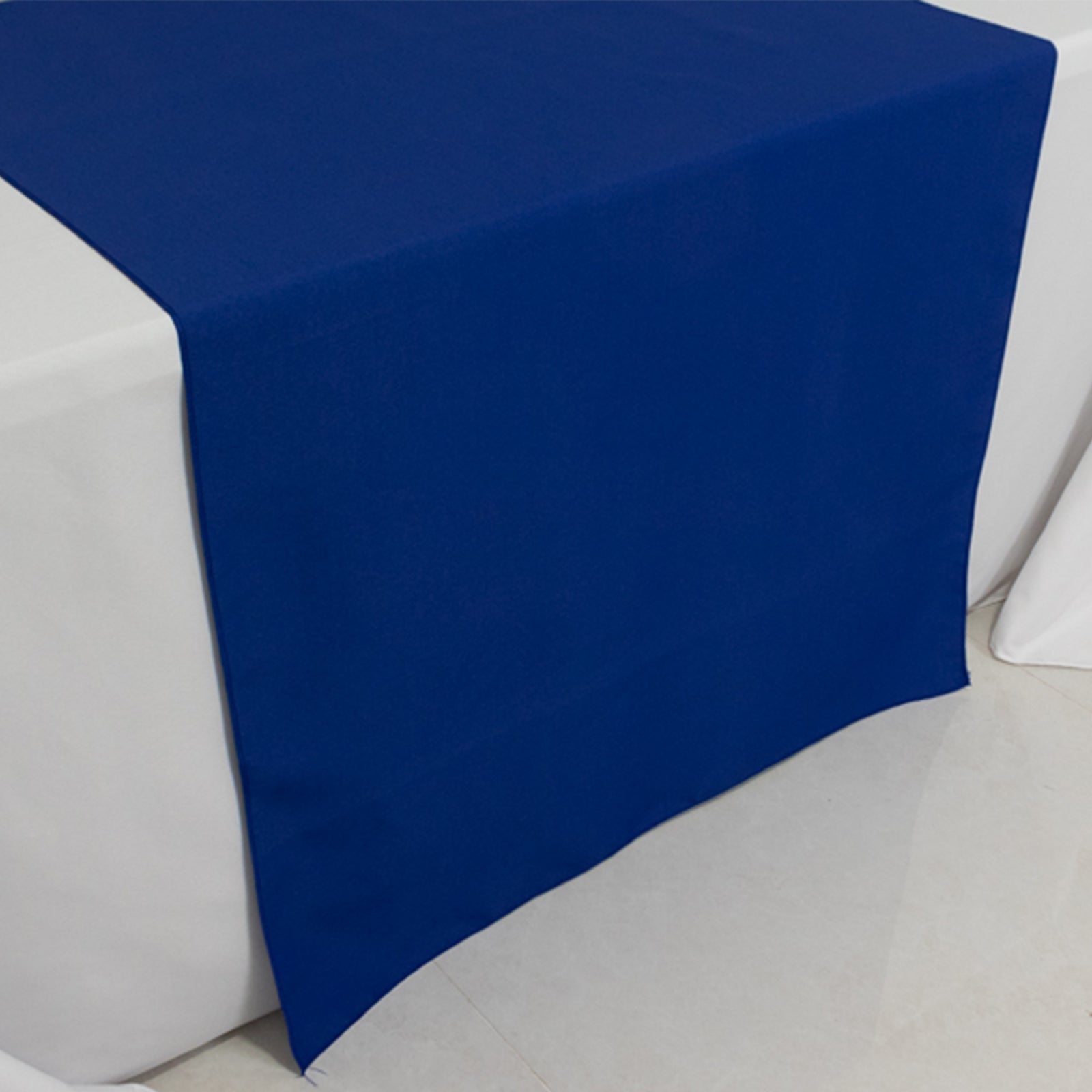 Wide Premium Polyester 36x72 Table Runner Royal Blue - Sublimation Printable Banner