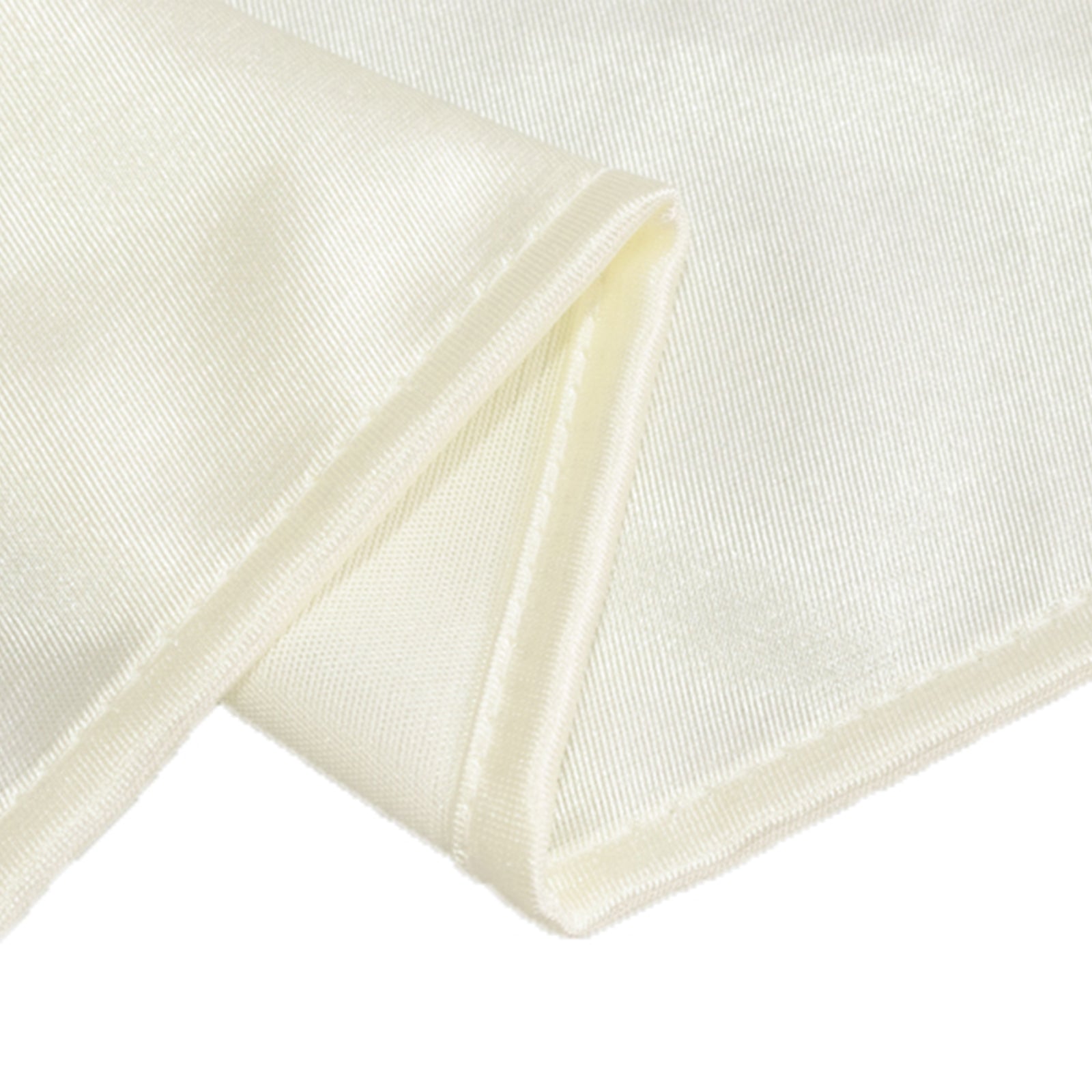 Premium Scuba Rectangular 60x102 Tablecloth Shimmering Pearl - Wrinkle Free & Stain Resistant Table Cover
