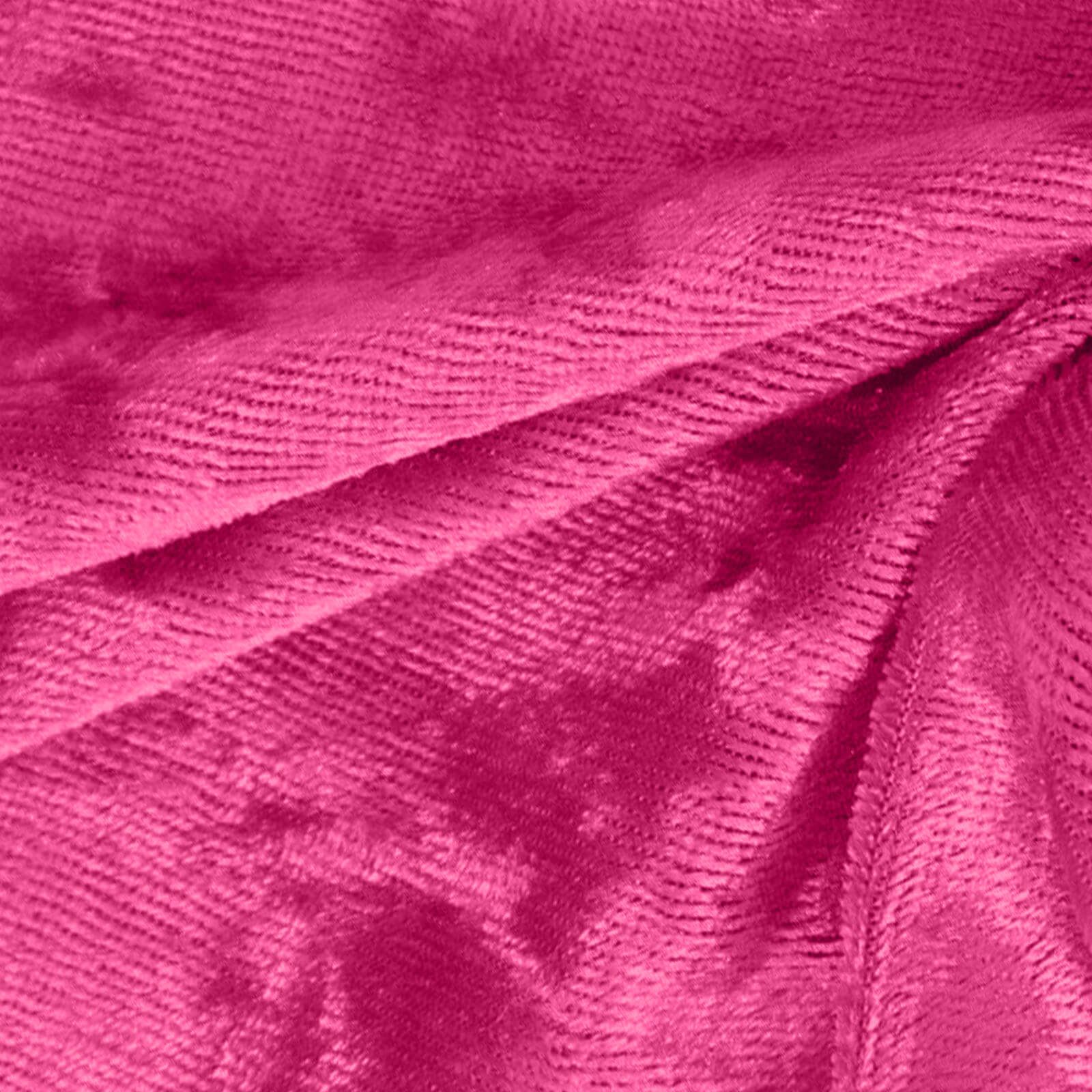 Premium Crushed Velvet 12x108 Table Runner Fuchsia - Soft & Wrinkle-Resistant Table Linen