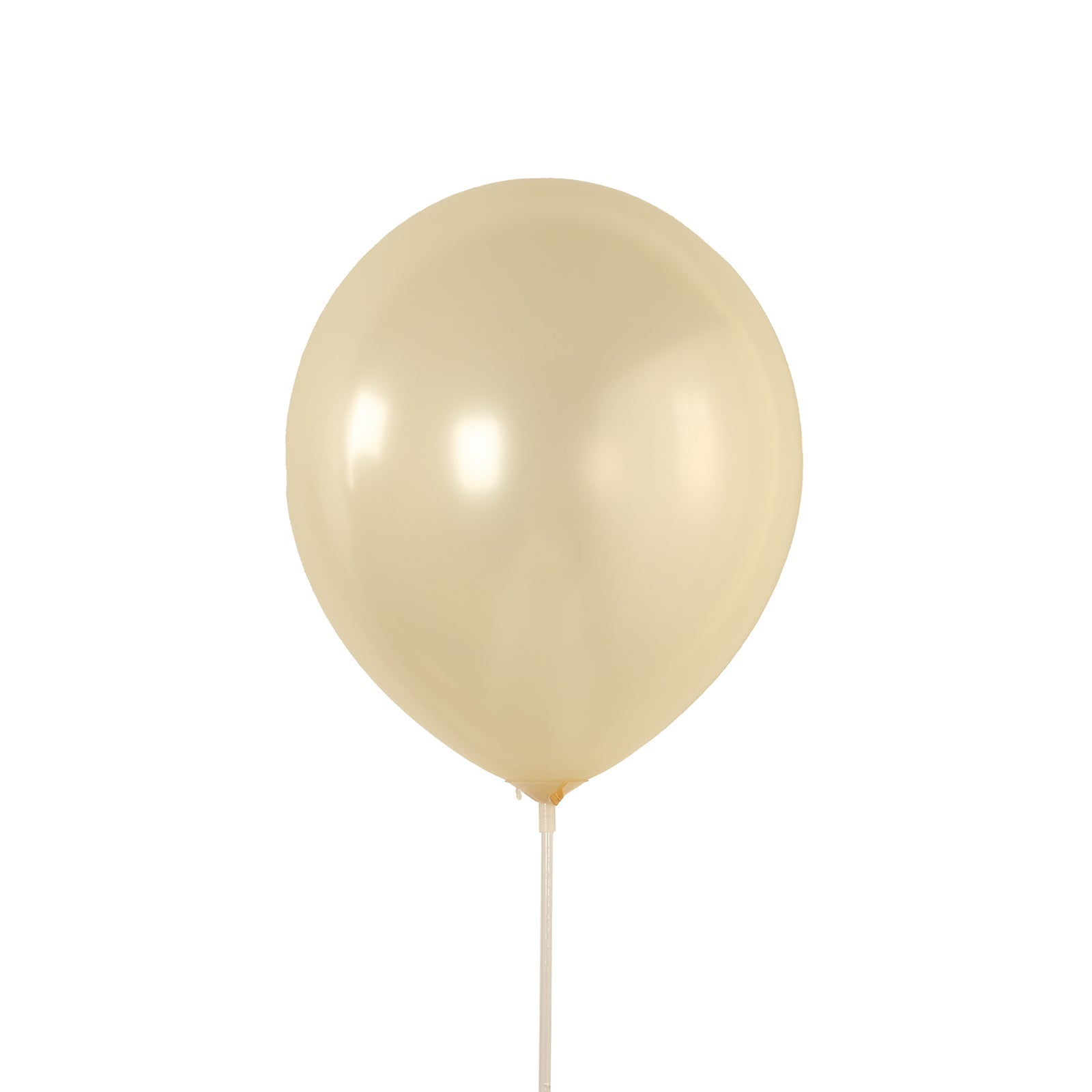 50 Pack Matte Pastel Cream Biodegradable Balloons 12, Round Eco-friendly Thick Latex Party Balloons