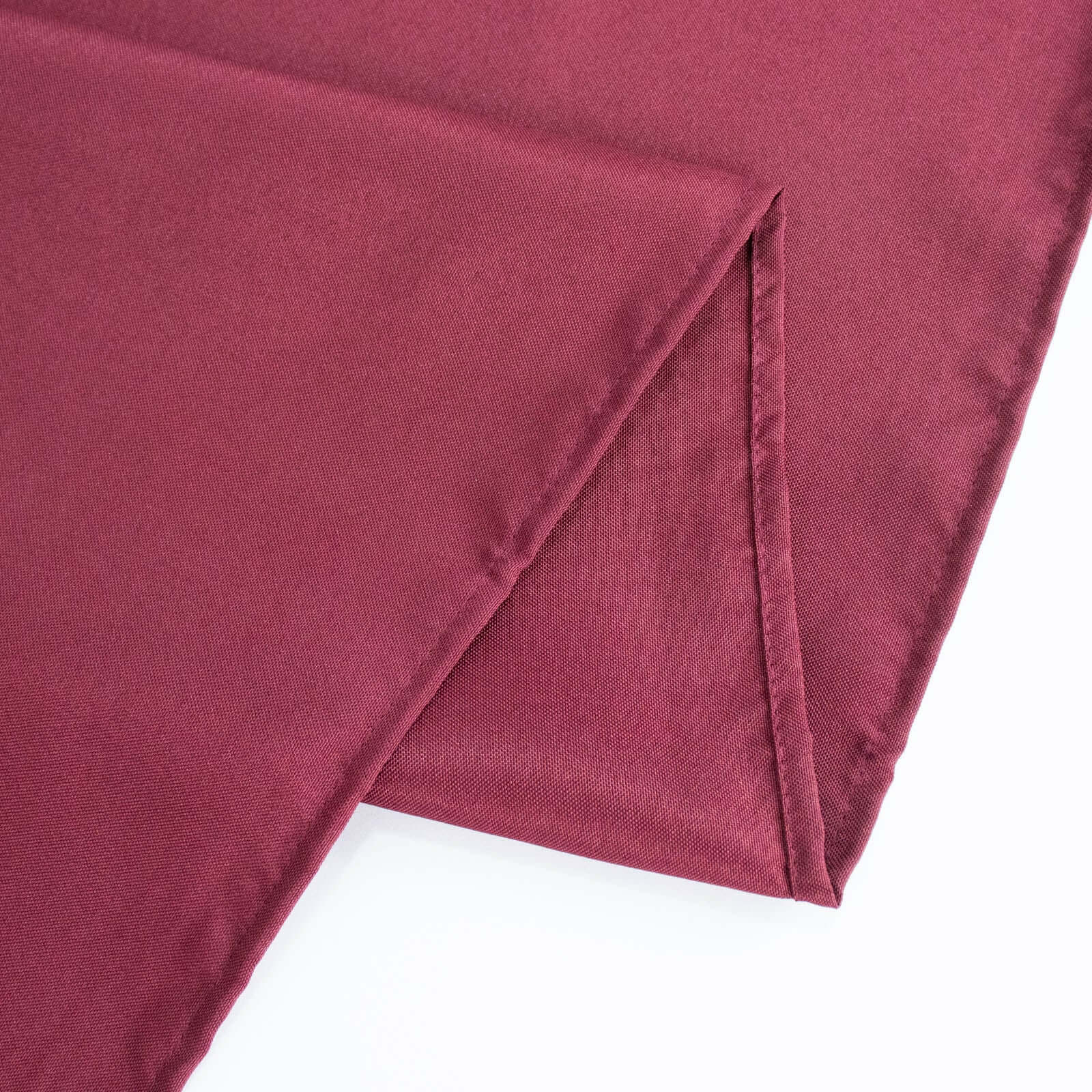 Premium Polyester 60x102 Rectangle Tablecloth Burgundy - Durable 220GSM Wrinkle-Resistant Table Cover