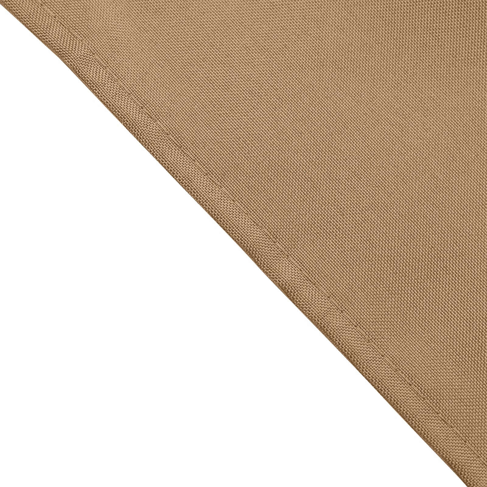 5 Pack Polyester 17x17 Napkins Taupe - Durable & Wrinkle Resistant Dinner Napkins