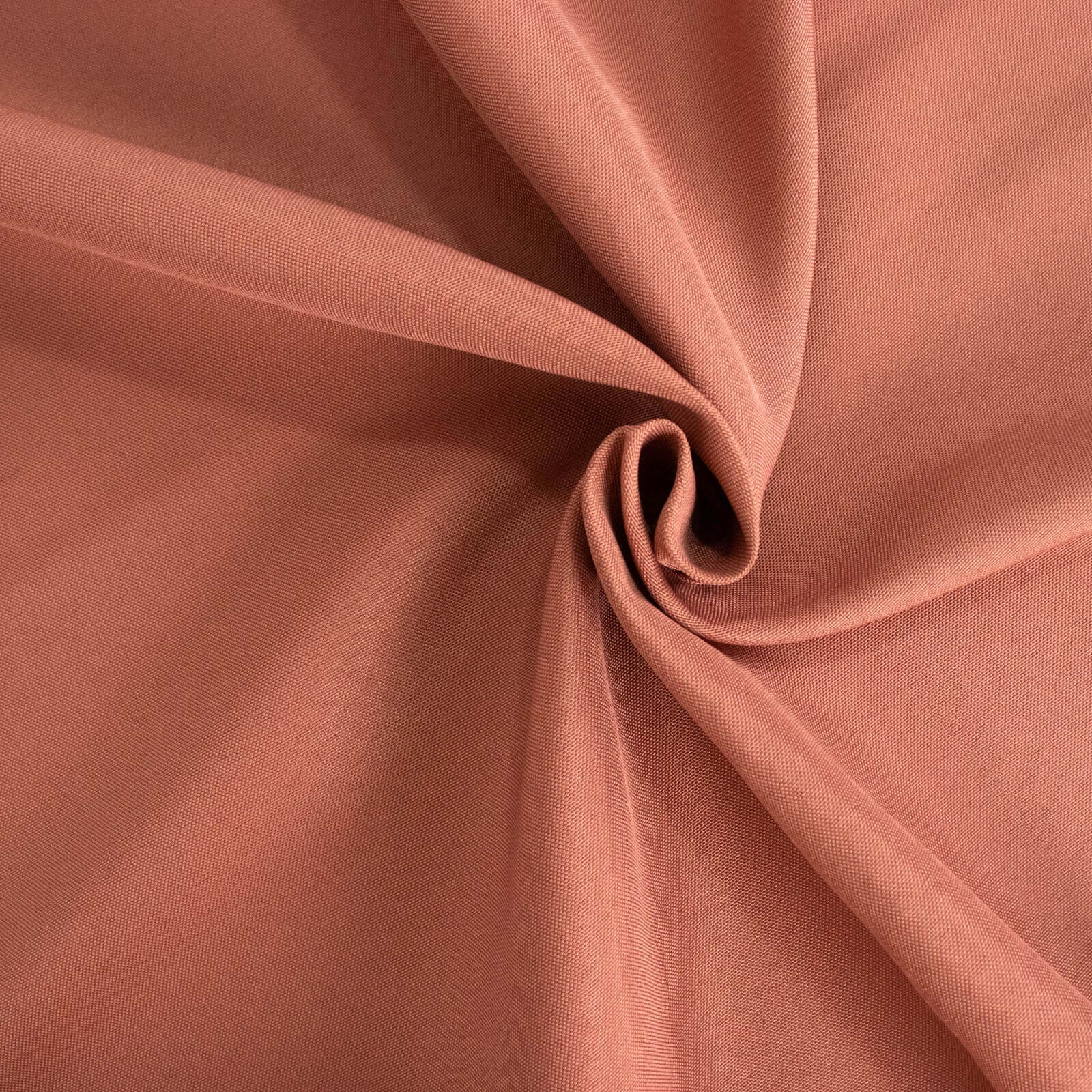 Premium Polyester 90x156 Rectangle Tablecloth Terracotta (Rust) - Seamless 220GSM Stain-Resistant Table Cover