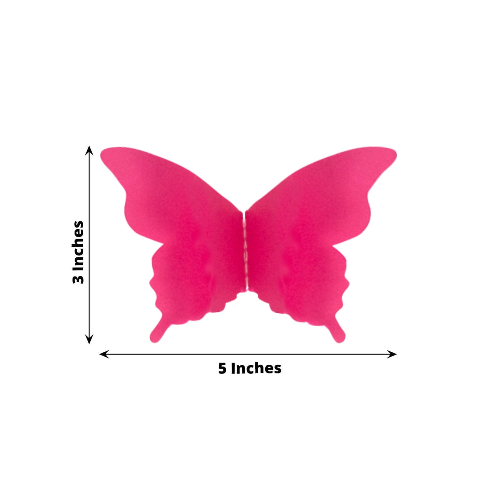 2 Pack 9ft Pink 3D Paper Butterfly Hanging Garland Streamers, Party String Banners