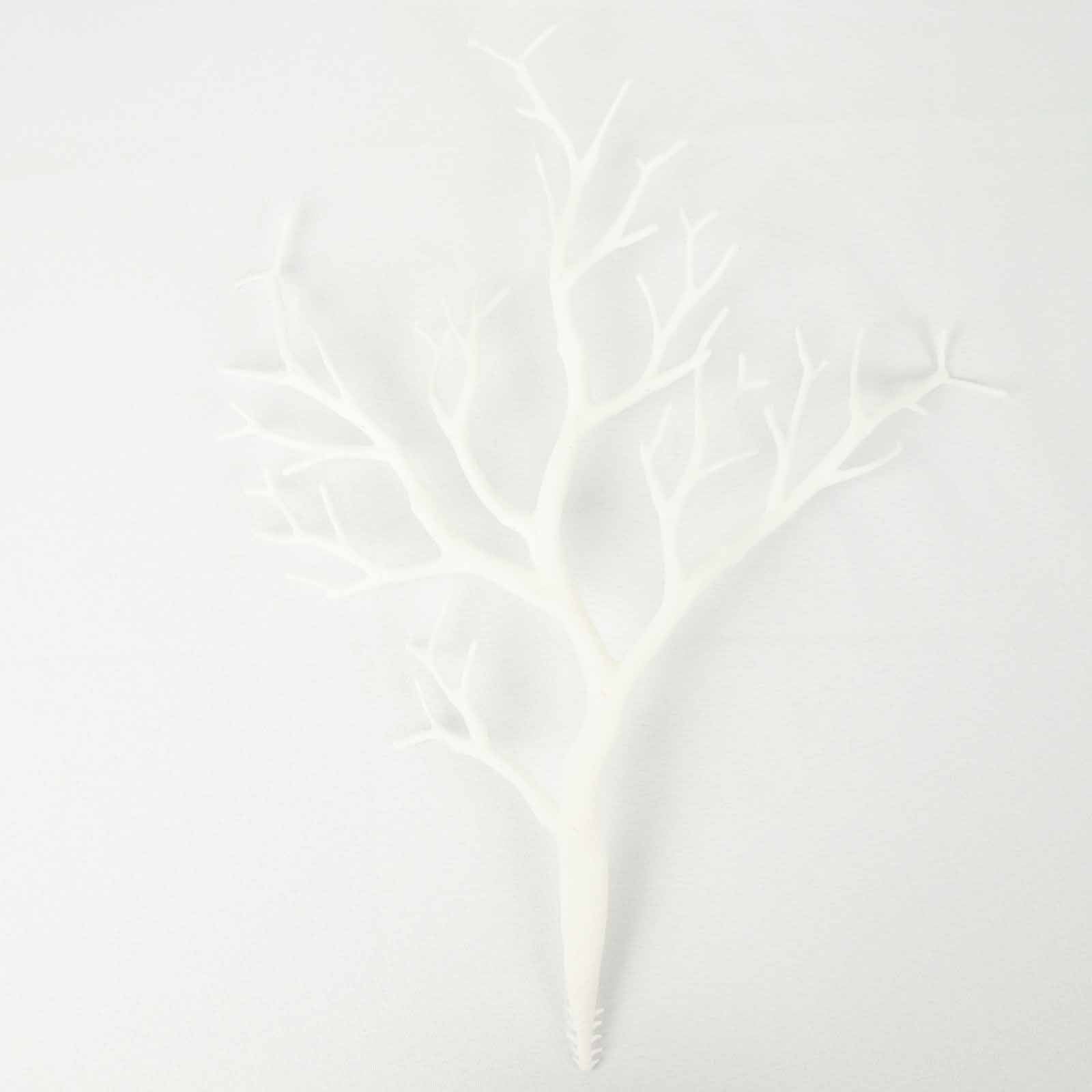 10-Pack Artificial Manzanita Tree Branch White - Flexible Faux Branches Dry Craft Plant Twigs Decor for Vase Filler Home Wedding Centerpiece Ornament 14