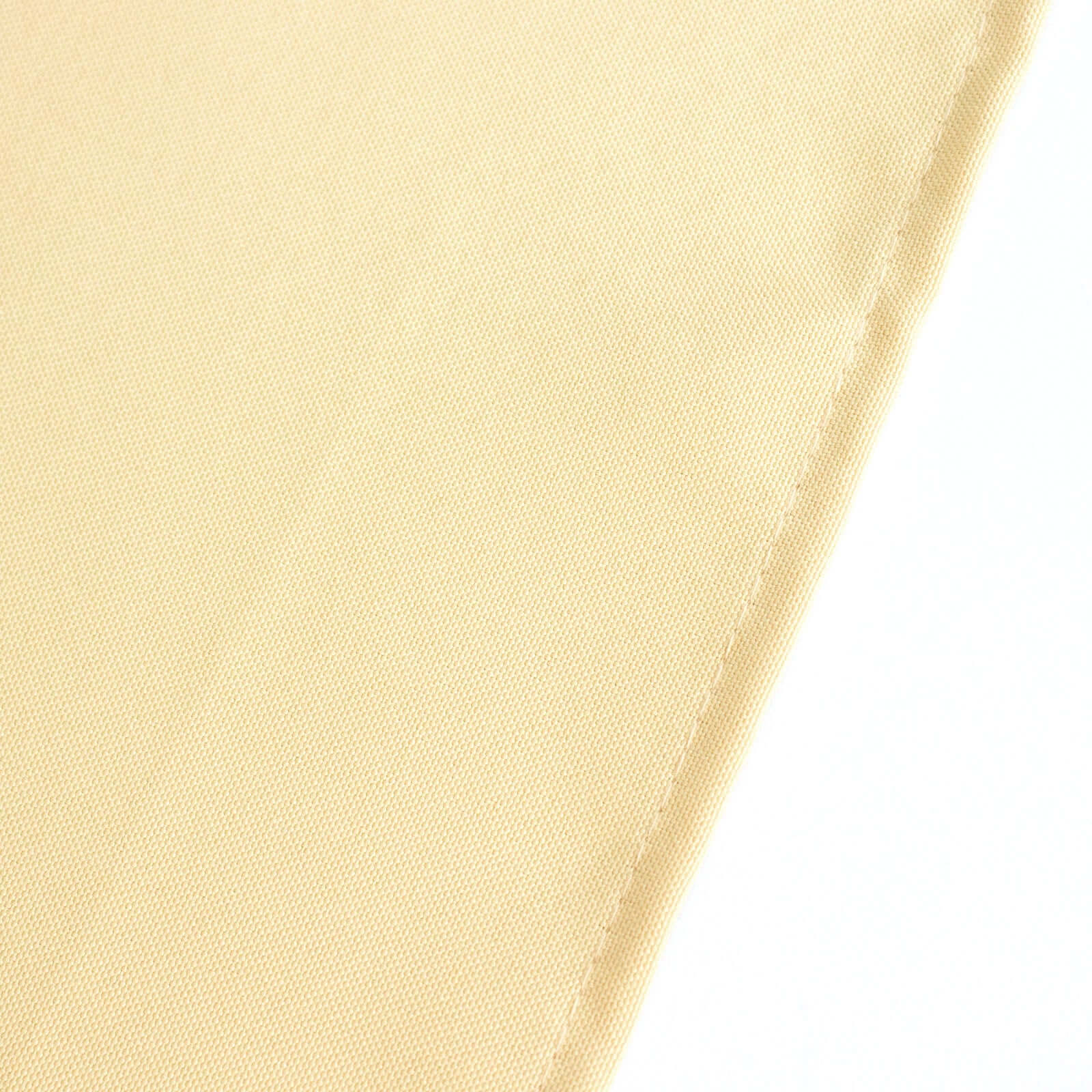 Premium Polyester 90 Round Tablecloth Champagne - Stain and Wrinkle-Resistant Design with 220GSM Thickness Table Cover
