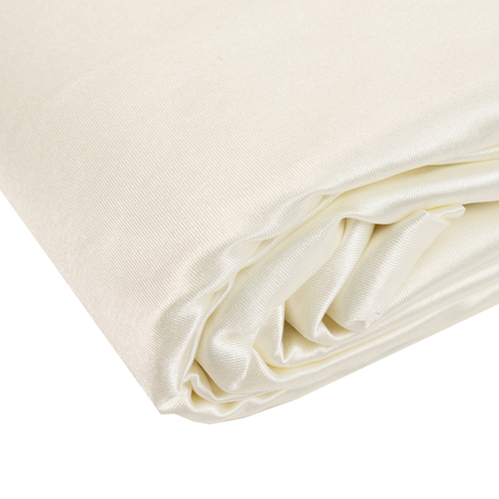 60x10Yds Shimmer Pearl White Scuba Polyester Fabric Roll, Premium Wrinkle Free DIY Craft Fabric Bolt