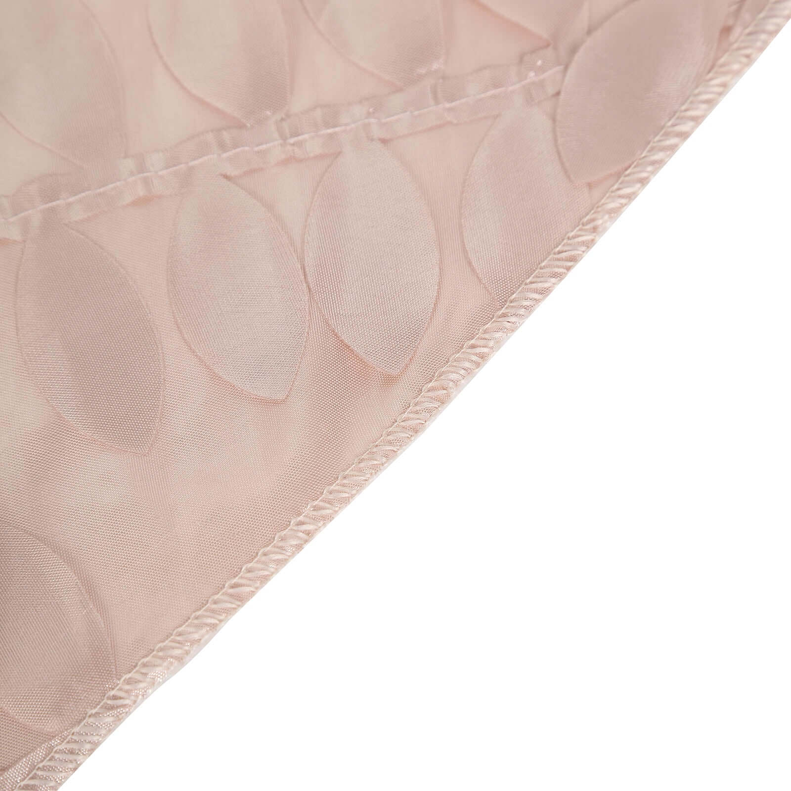 Taffeta 132 Round Tablecloth Dusty Rose | 3D Leaf Petal Design Seamless Table Cover