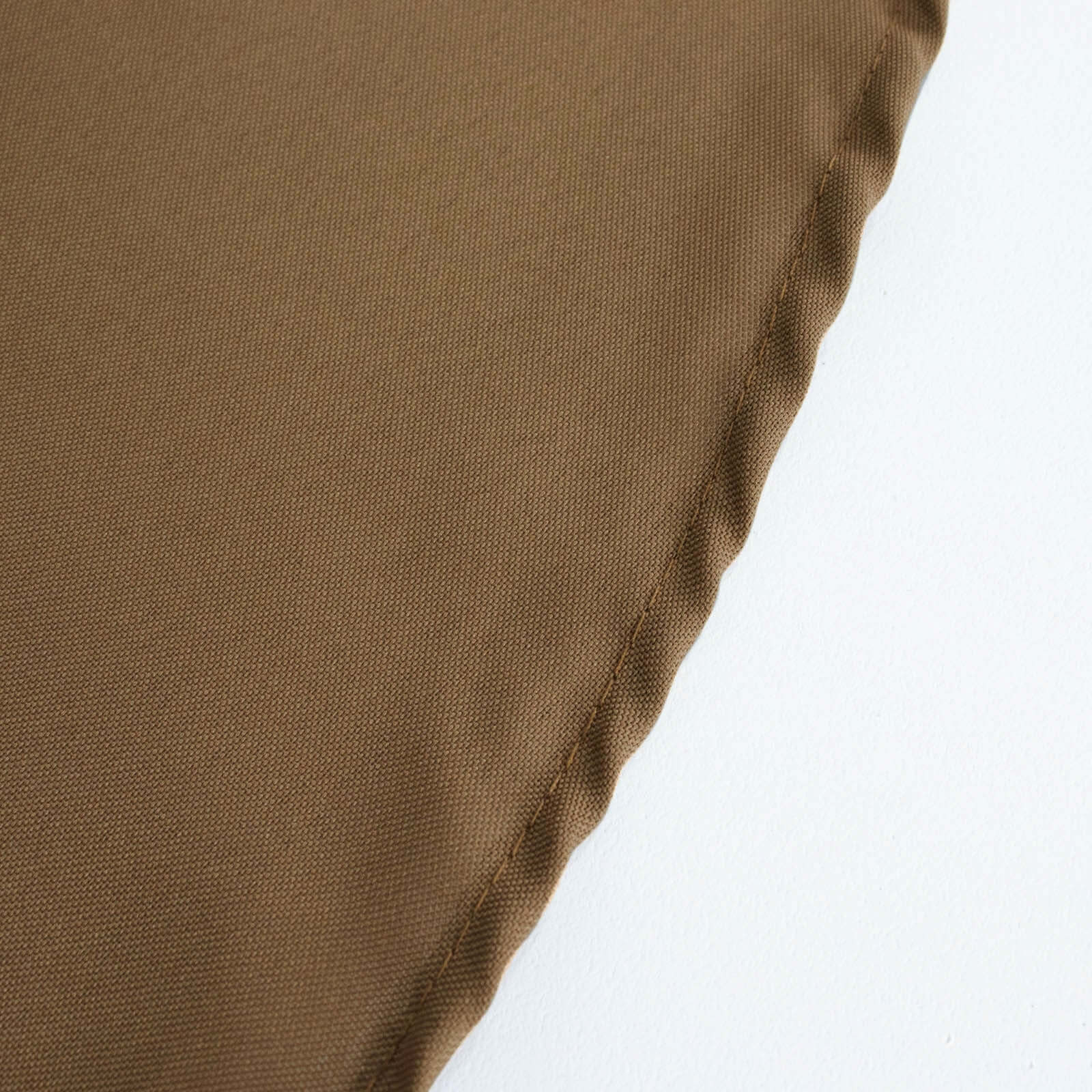 Polyester 120 Round Tablecloth Taupe - Seamless Wrinkle-Resistant Table Cover