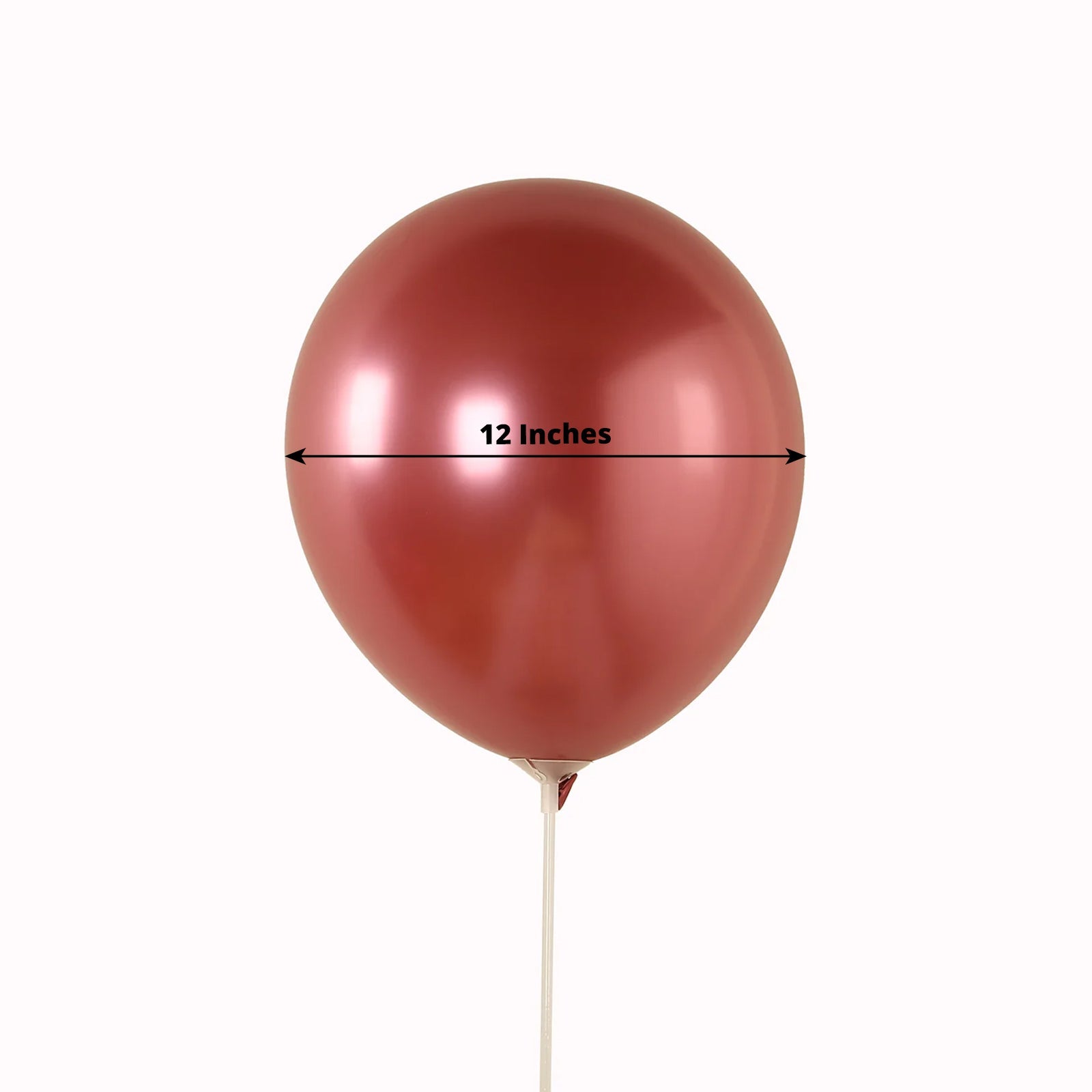 50 Pack Chrome Pink Biodegradable Latex Balloons 12, Thick Eco Friendly Metallic Party Balloons