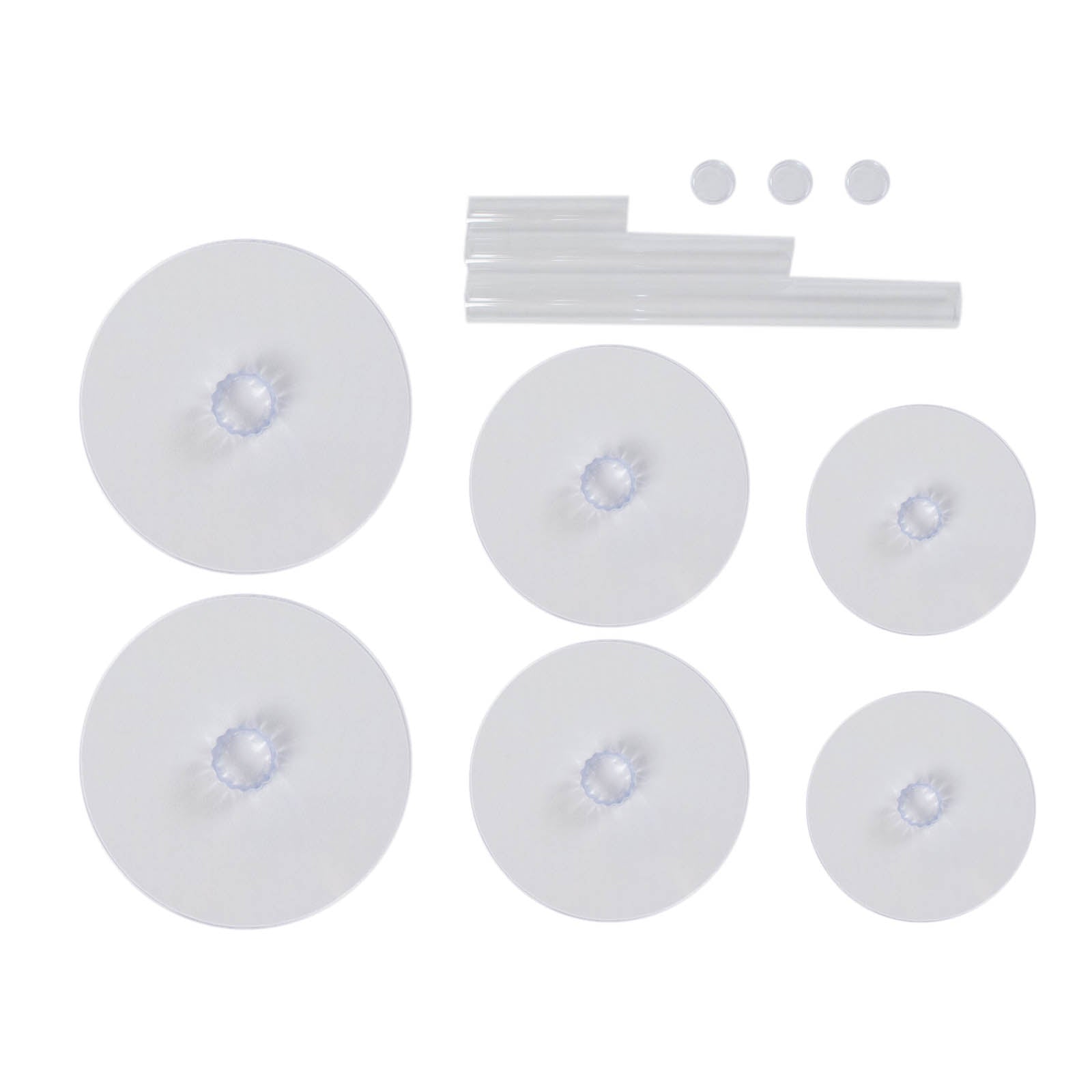 3-Tier Clear Acrylic Cake Stand Set, Cupcake Holder Dessert Pedestals