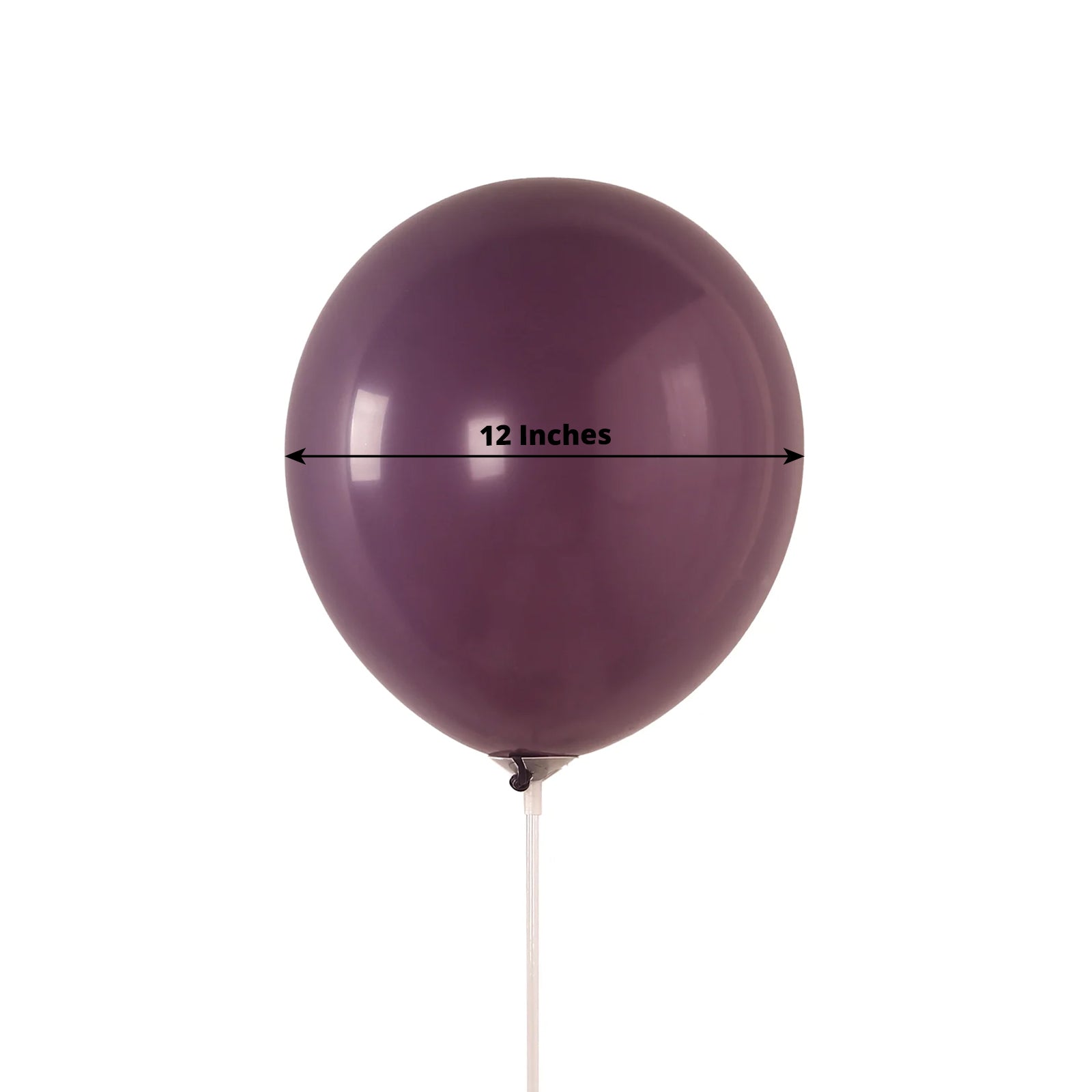 50 Pack Matte Pastel Violet Amethyst Biodegradable Balloons 12, Round Eco-friendly Thick Latex Party Balloons