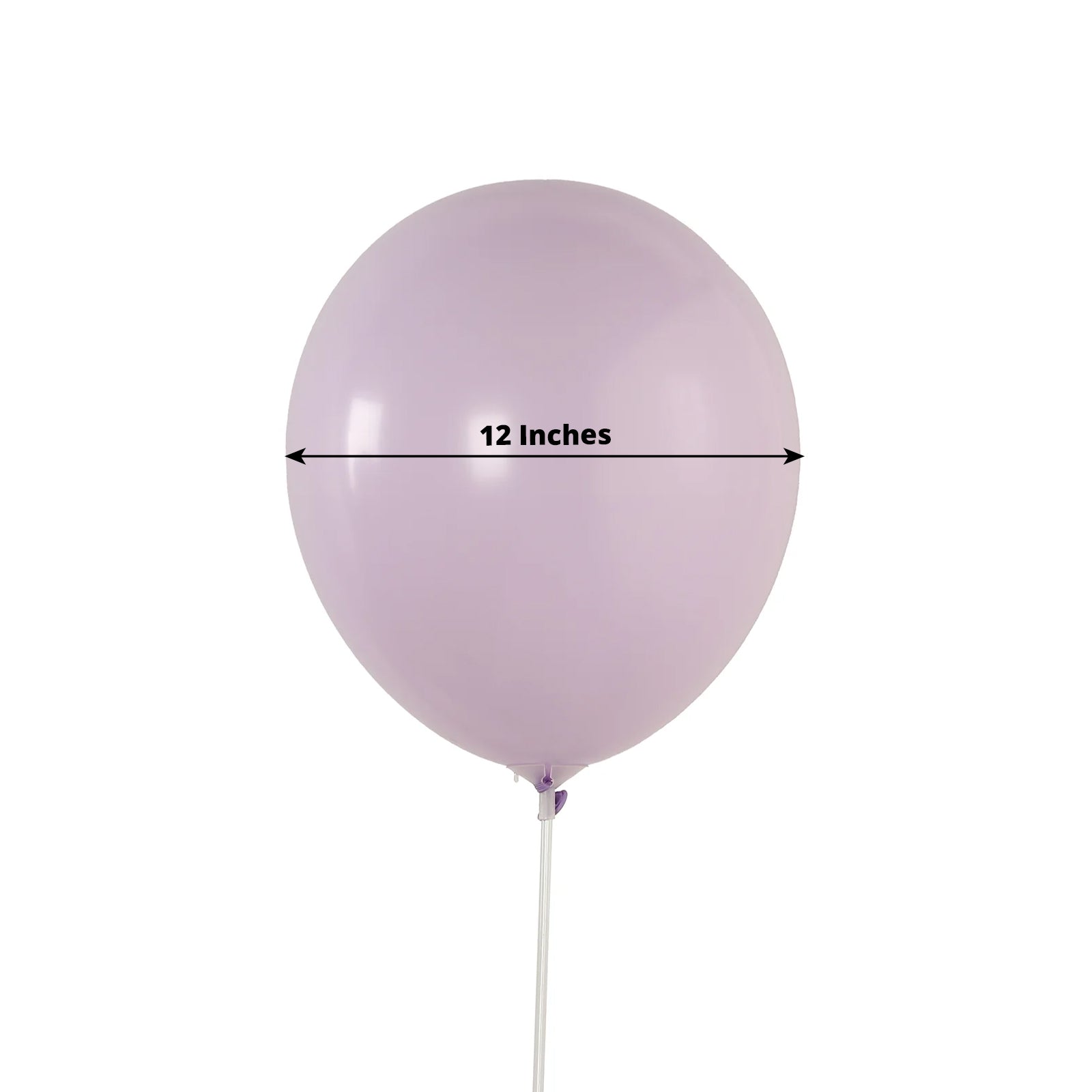 50 Pack Matte Pastel Purple Biodegradable Balloons 12, Round Eco-friendly Thick Latex Party Balloons