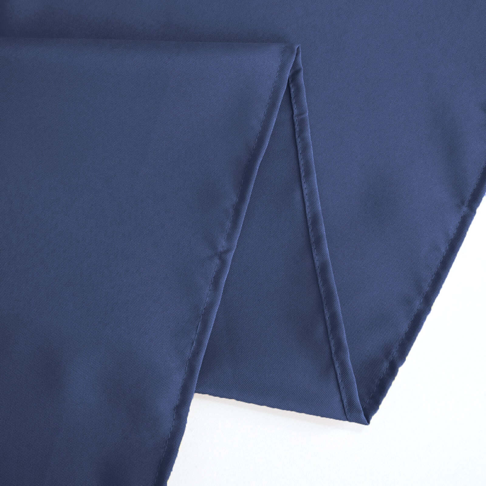 Premium Polyester 54x54 Table Overlay Square Tablecloth Navy Blue - Stain and Wrinkle-Resistant 220GSM Table Topper