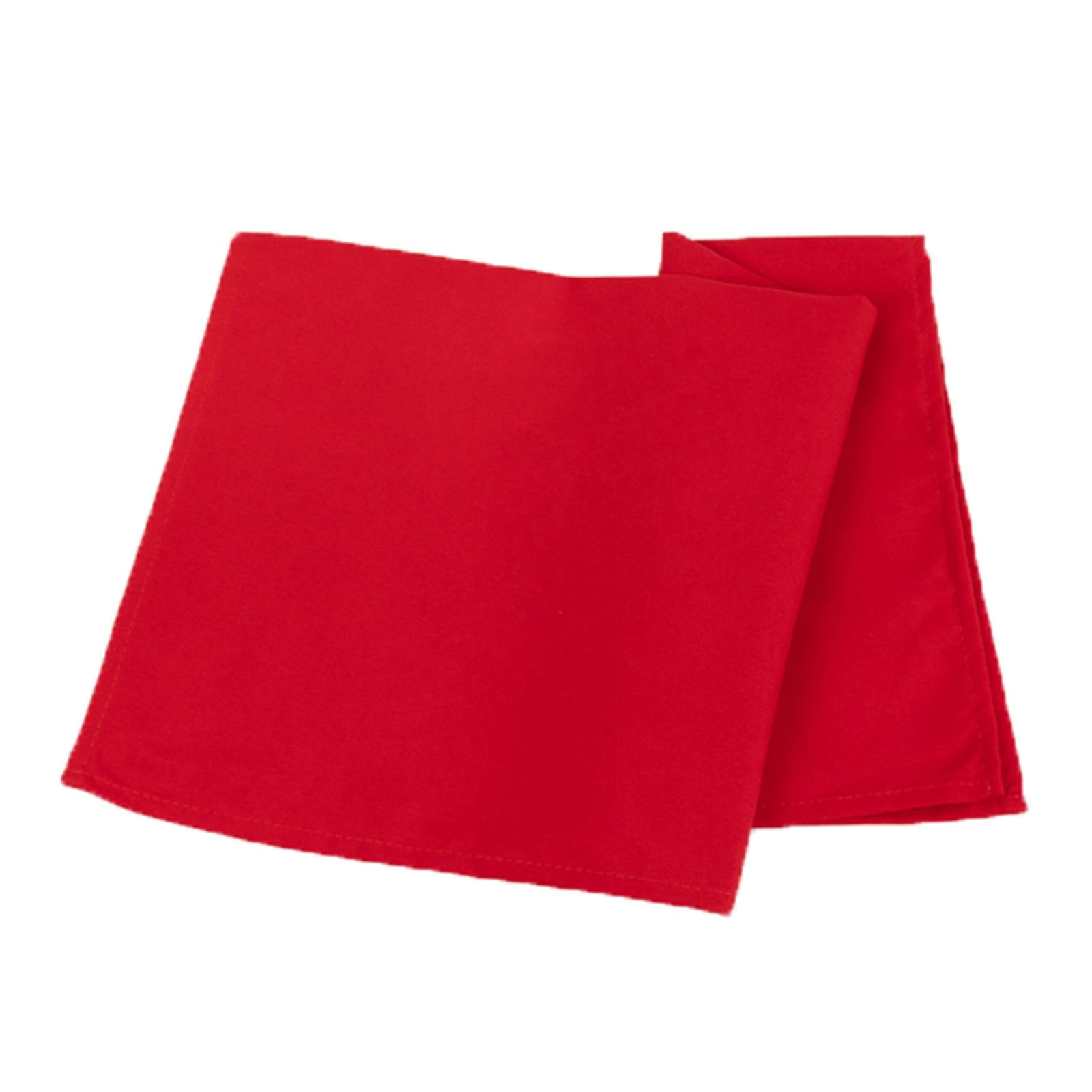 5 Pack Cotton Blend 20x20 Napkins Red - Wrinkle-Resistant & Washable Dinner Napkins