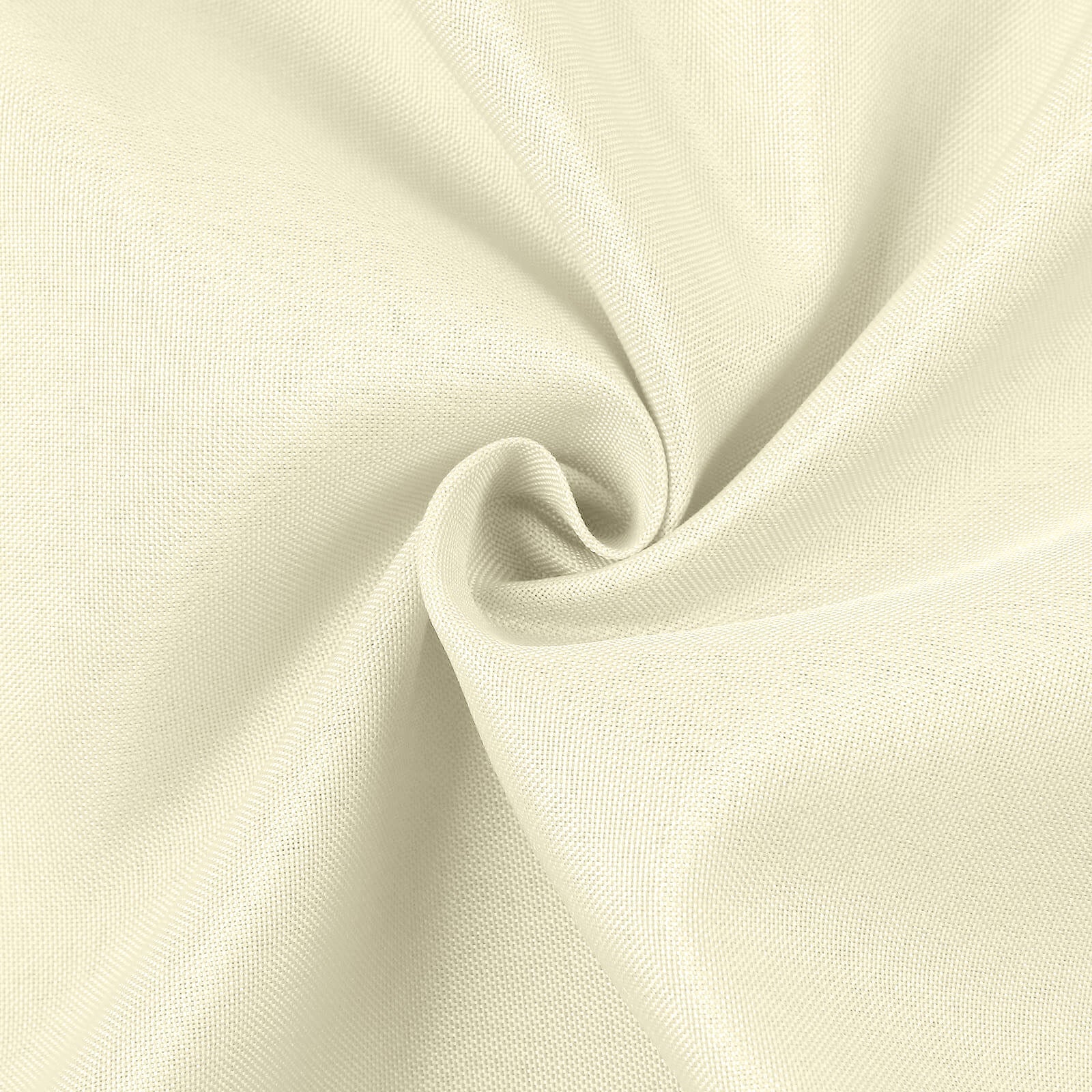 54x10 Yards Fire Retardant Polyester Ivory Fabric Bolt, DIY Craft Fabric Roll for Upholstery, Curtains, and Event Decor