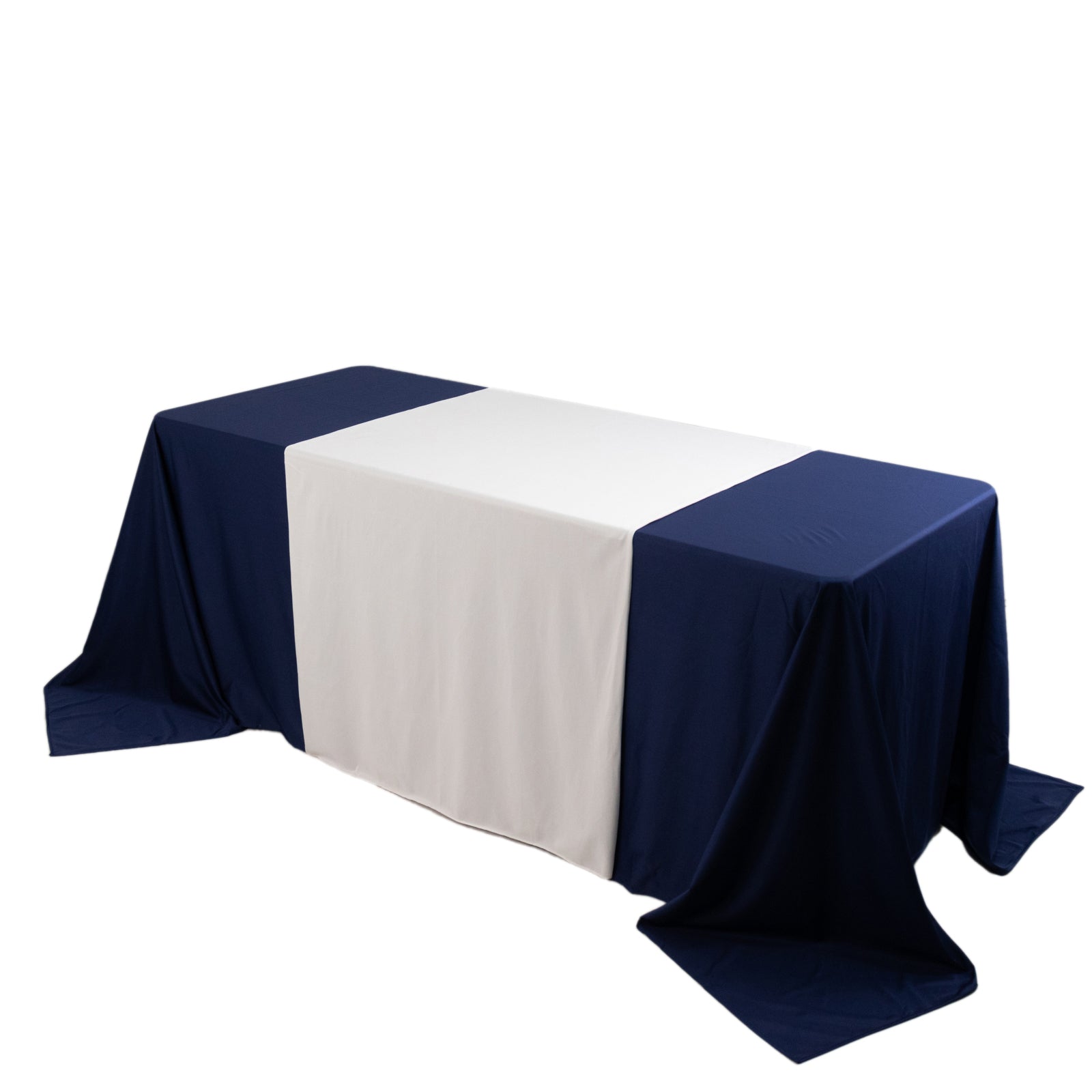 Wide Premium Polyester 36x72 Table Runner White - Sublimation Printable Banner for Customized Event Branding