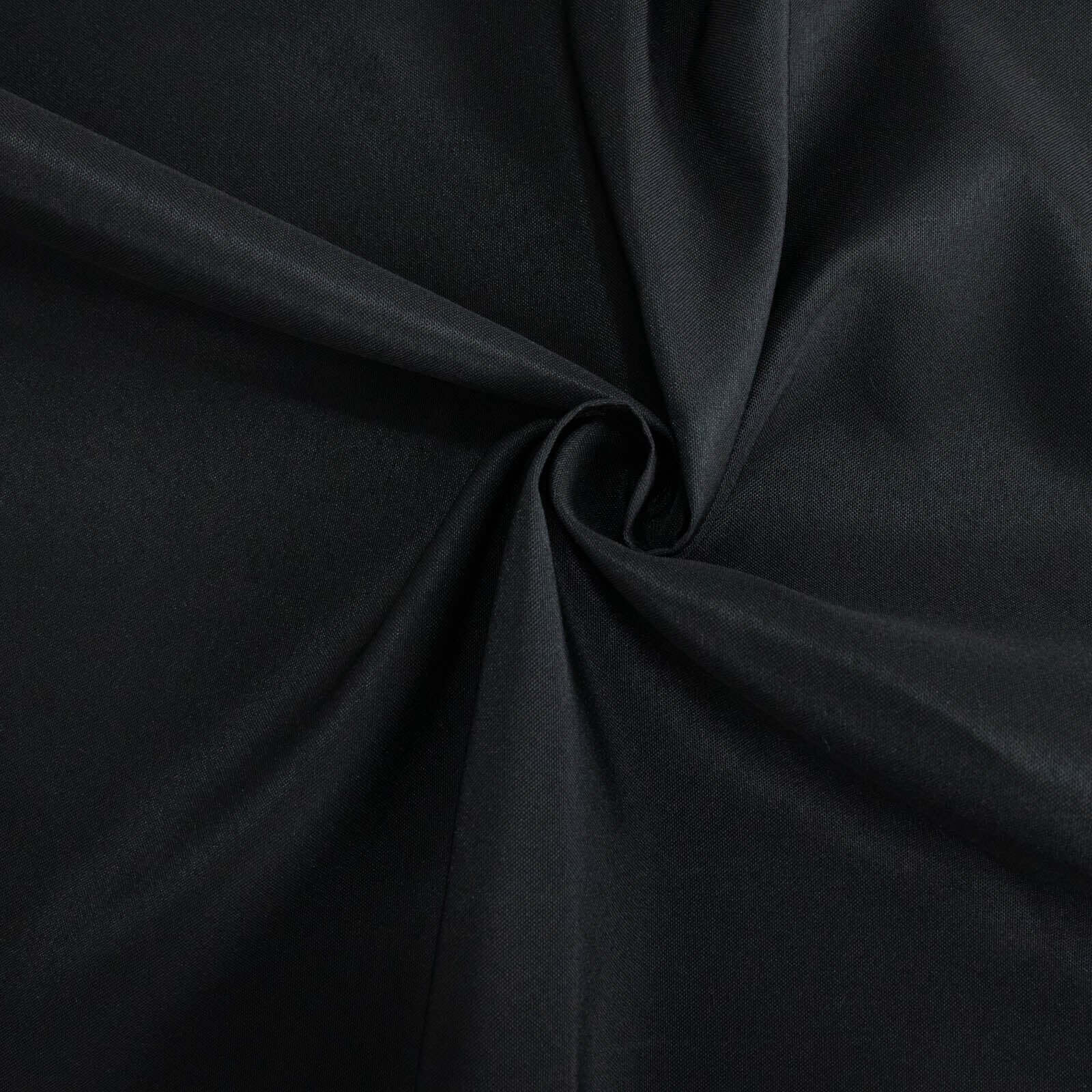 Premium Polyester 54x96 Rectangle Tablecloth Black - Durable 220GSM Stain-Resistant Fabric Table Cover