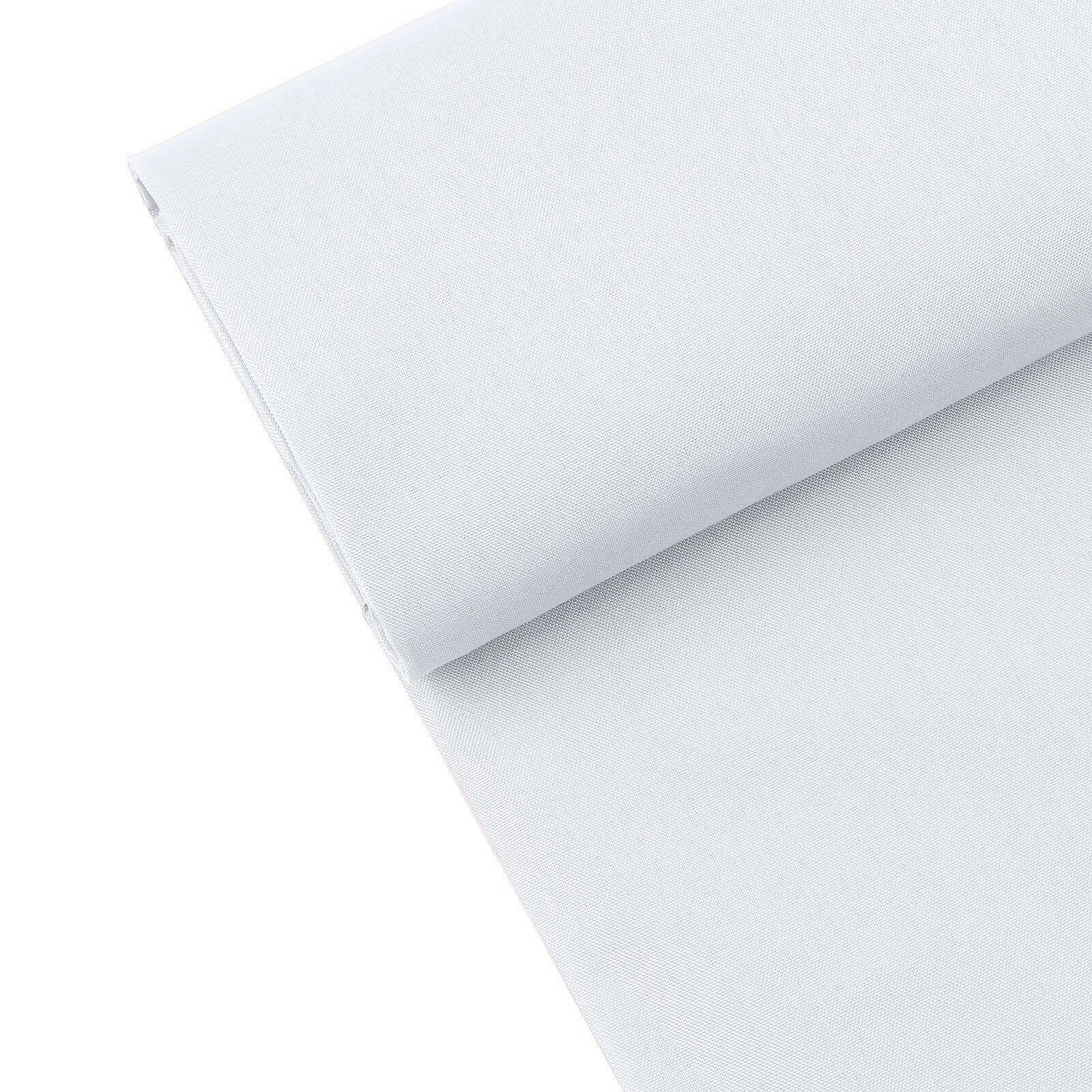 54x10 Yards Premium Polyester White Fabric Bolt, DIY Craft Fabric Roll for Upholstery, Curtains, and Event Decor