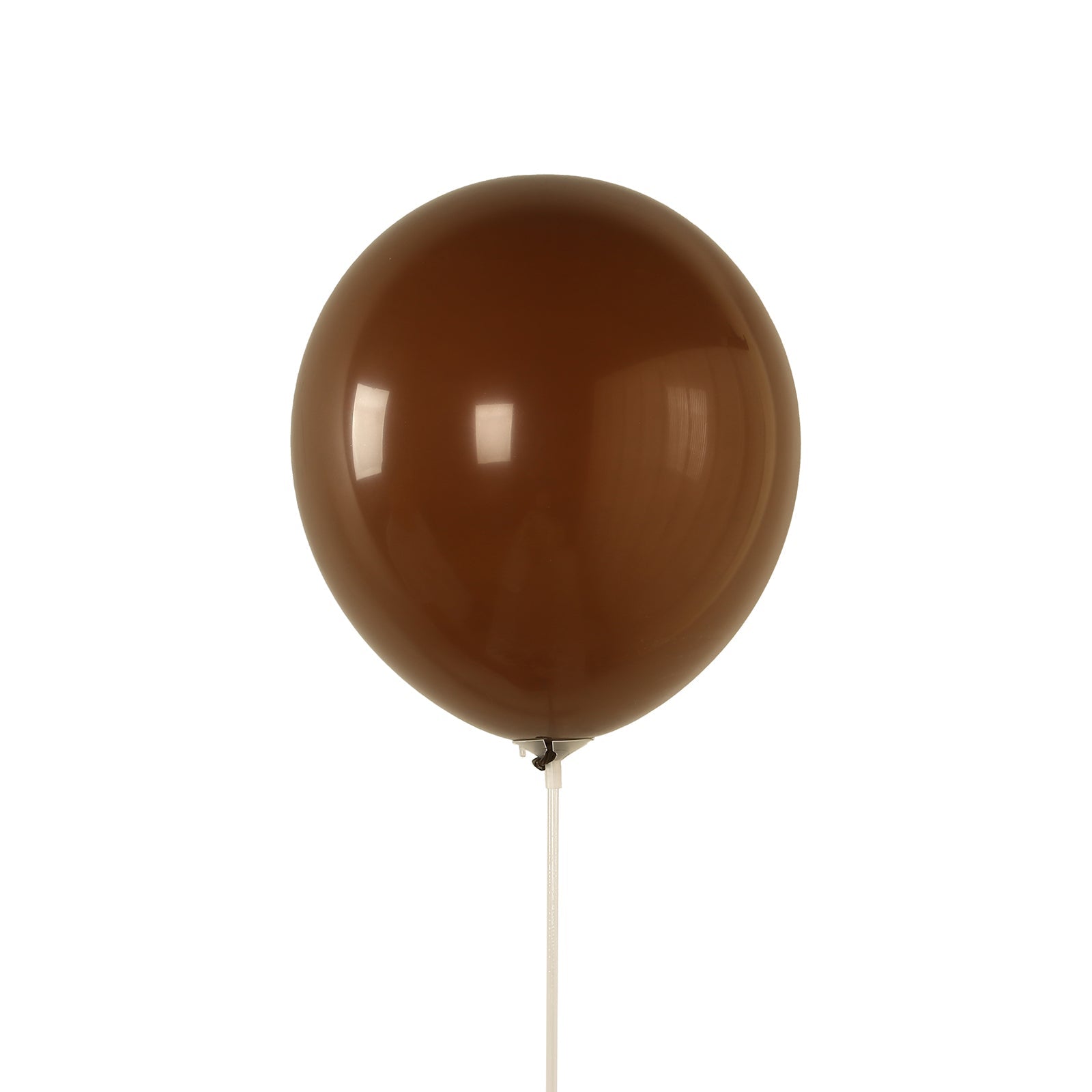 50 Pack Matte Pastel Cinnamon Brown Biodegradable Balloons 12, Round Eco-friendly Thick Latex Party Balloons