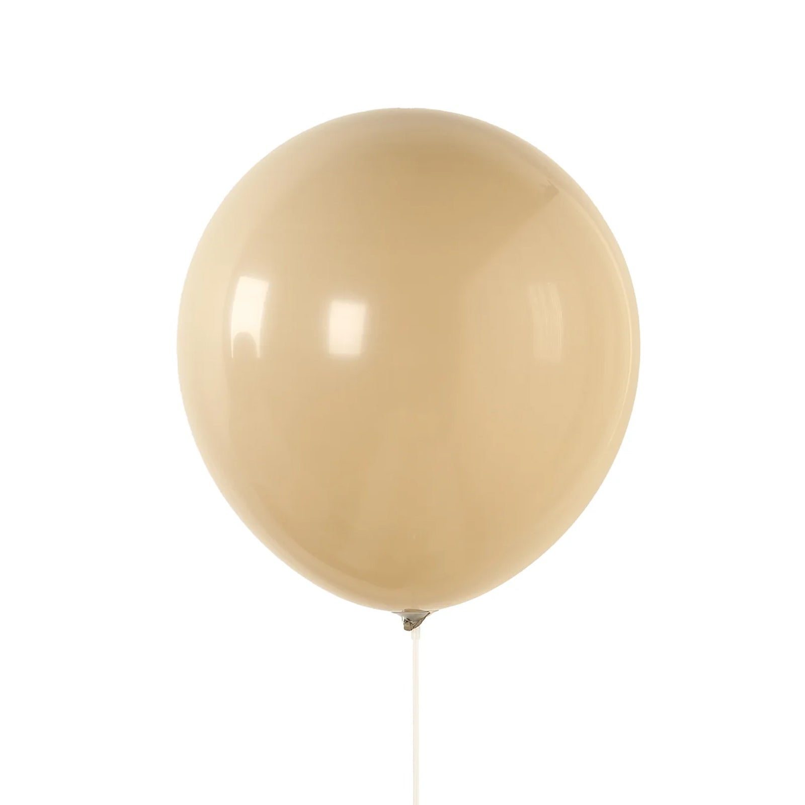 10 Pack Matte Pastel Taupe Biodegradable Balloons 18, Round Eco-friendly Thick Latex Party Balloons