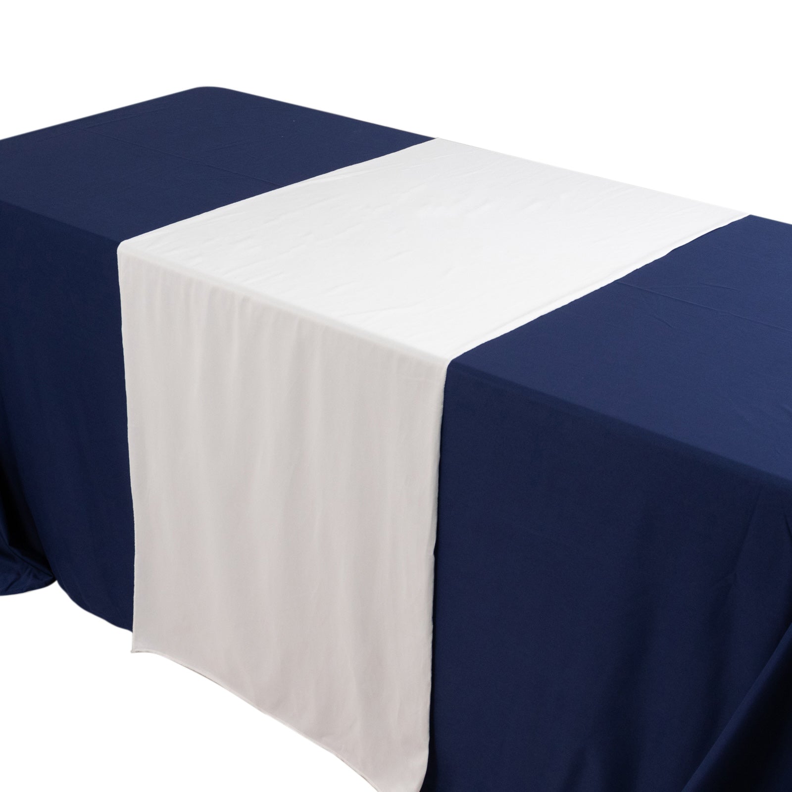 Wide Premium Polyester 24x72 Table Runner White - Sublimation Printable Banner for Customized Event Branding