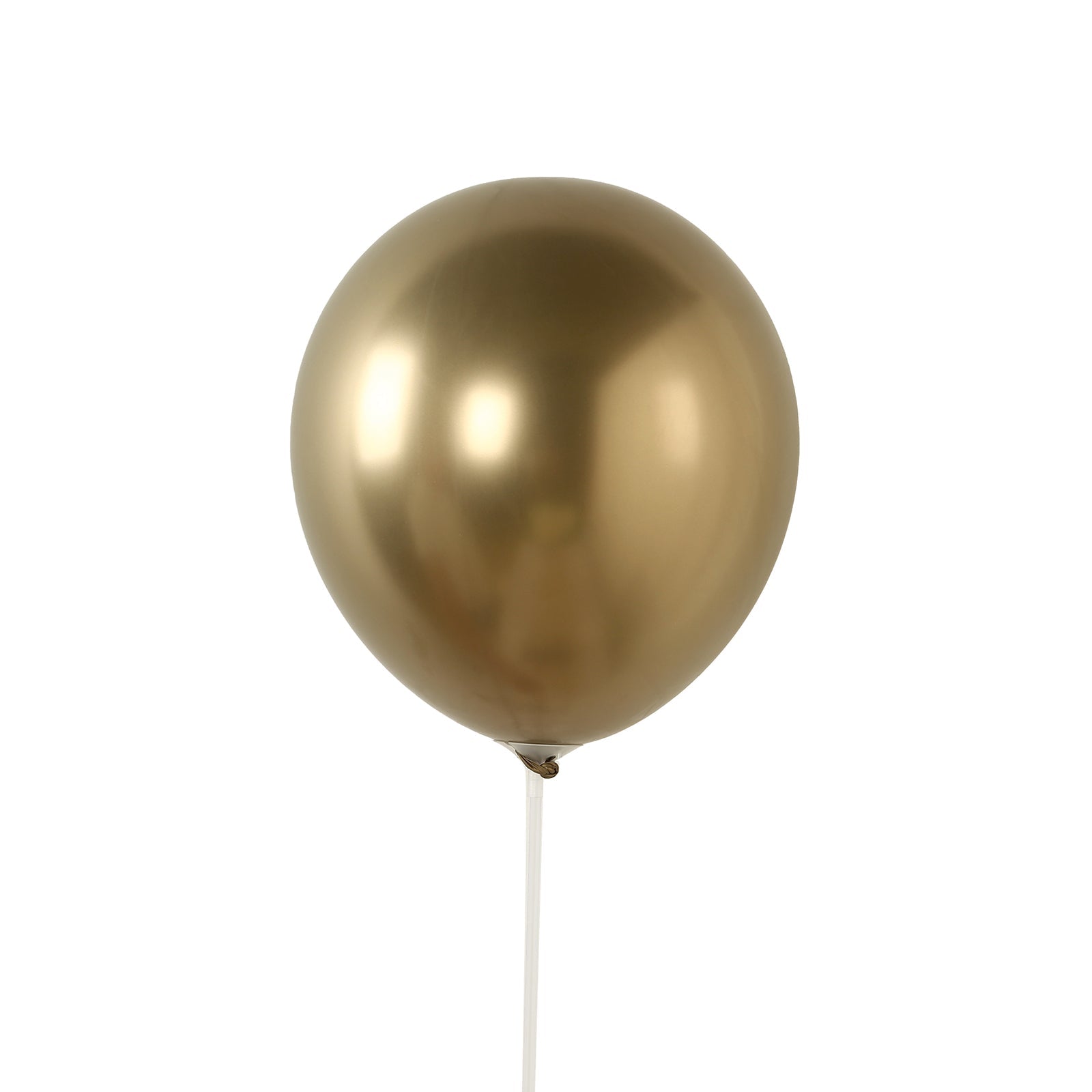 50 Pack Chrome Champagne Biodegradable Latex Balloons 12, Thick Eco Friendly Metallic Party Balloons