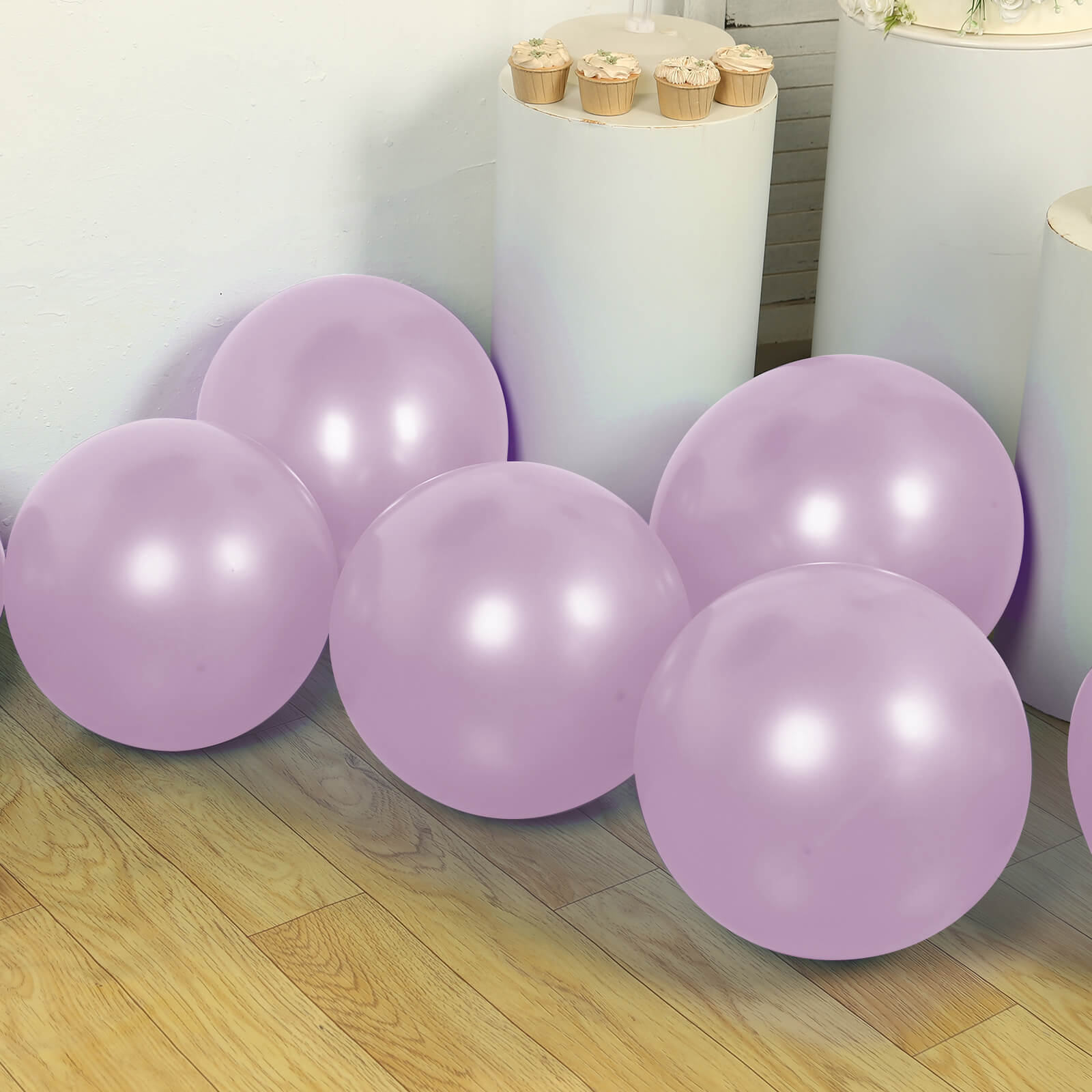 10 Pack Lavender Lilac Biodegradable Balloons, 18 Thickened Extra Strong Eco-friendly Latex Helium Party Balloons