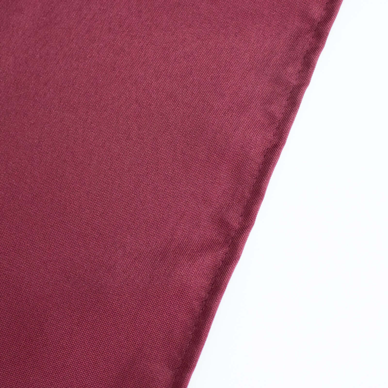 Premium Polyester 60x102 Rectangle Tablecloth Burgundy - Durable 220GSM Wrinkle-Resistant Table Cover