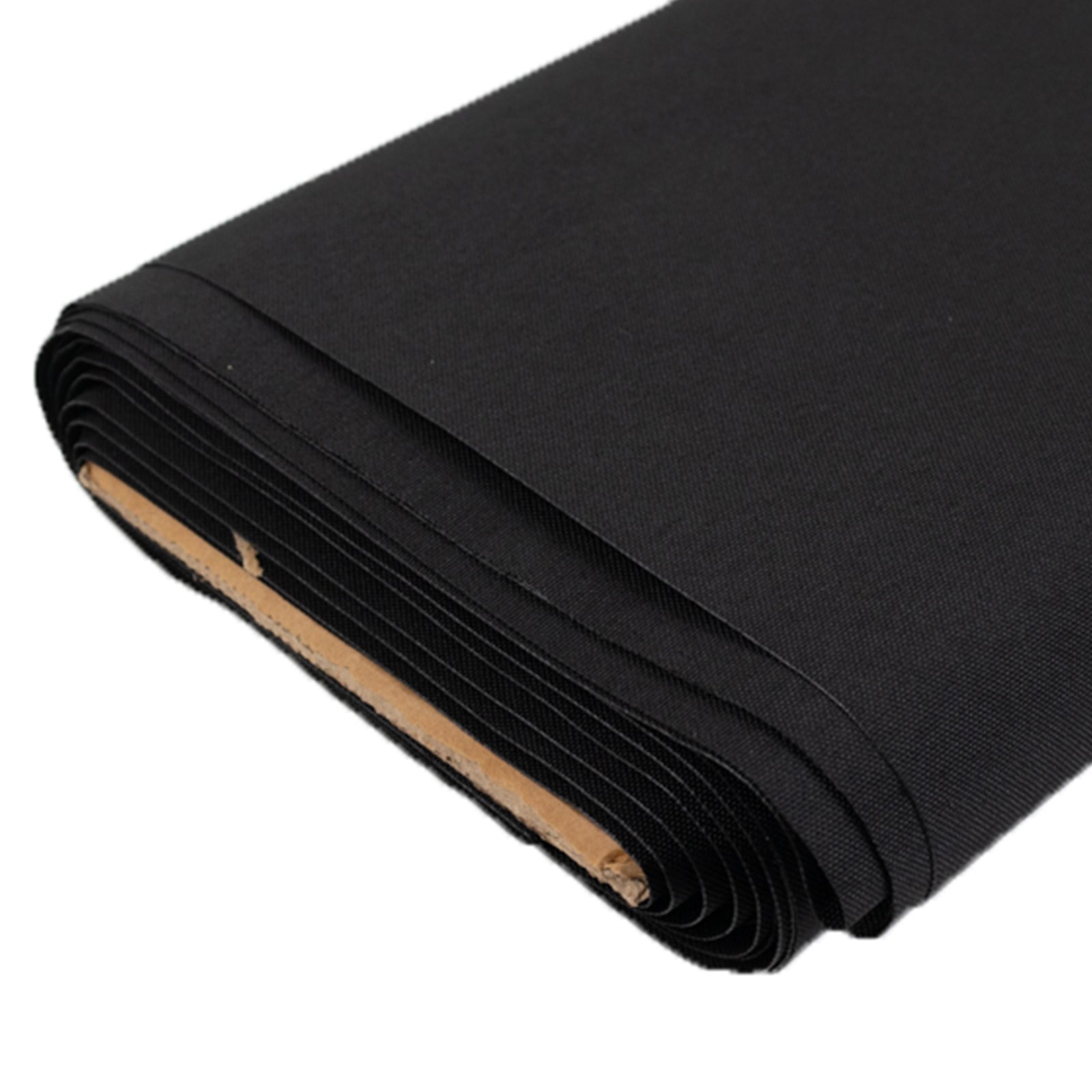 54x10 Yards Premium Polyester Black Fabric Bolt, DIY Craft Fabric Roll for Upholstery, Curtains, and Event Decor