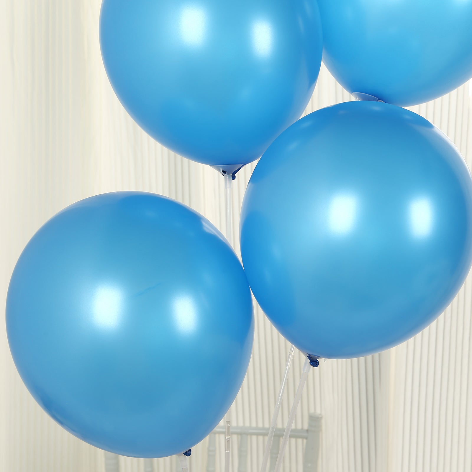 50 Pack Royal Blue Biodegradable Balloons, 12 Thickened Extra Strong Eco-friendly Latex Helium Party Balloons