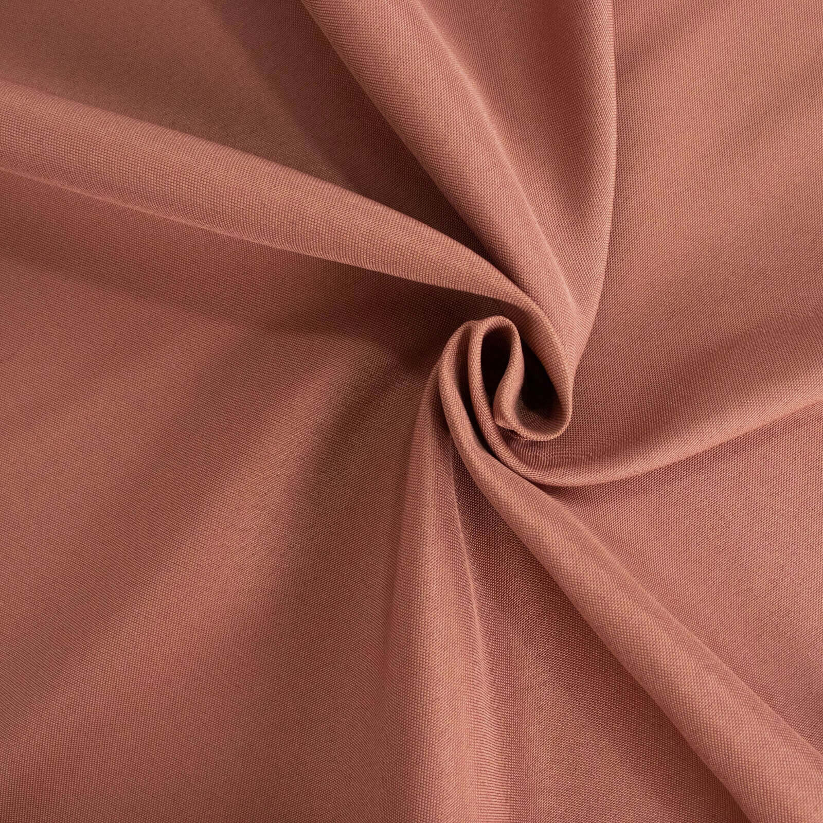 Premium Polyester 54x54 Square Tablecloth Terracotta (Rust) - Stain and Wrinkle-Resistant 220GSM Table Cover