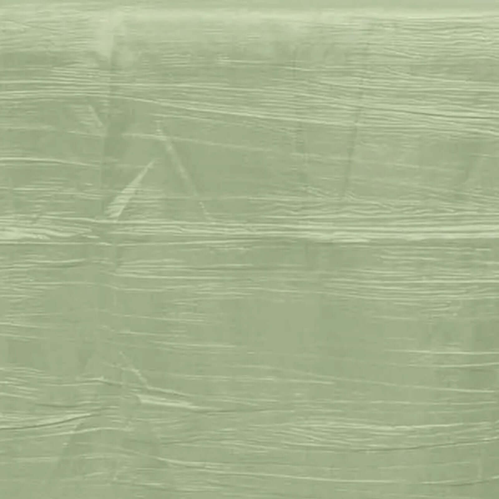 Taffeta 60x102 Rectangle Tablecloth Sage Green - Accordion Crinkle Table Cover
